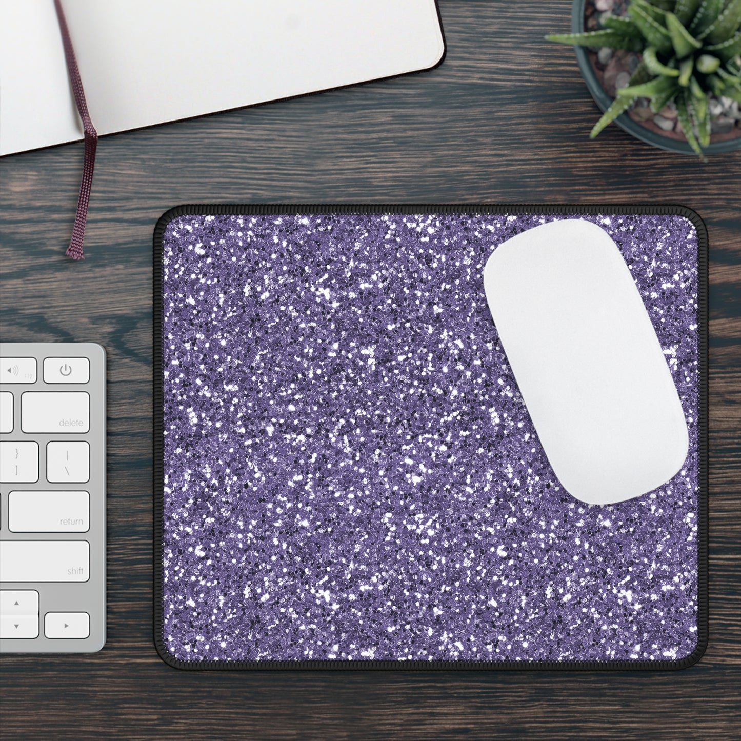 Chunky Glitter Mouse Pad – Sparkle While You Scroll