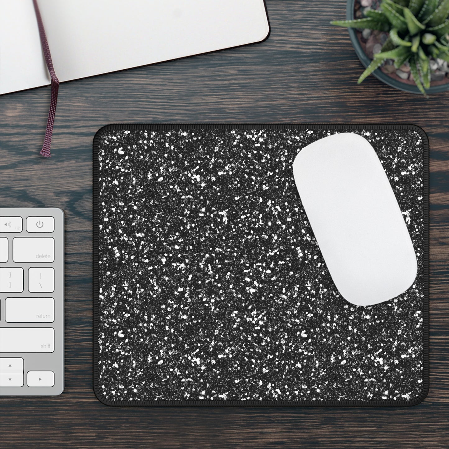 Midnight Sparkle Mouse Pad – Add a Touch of Glam to Your Game, Work, or Study Grind