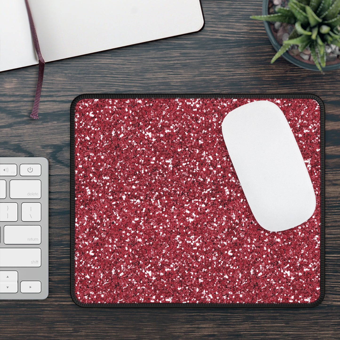 Chunky Glitter Mouse Pad – Sparkle While You Scroll