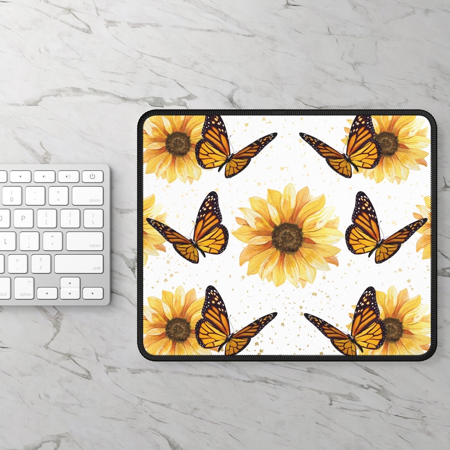 Sunshine Monarch Mouse Pad – Let the Good Vibes Fly