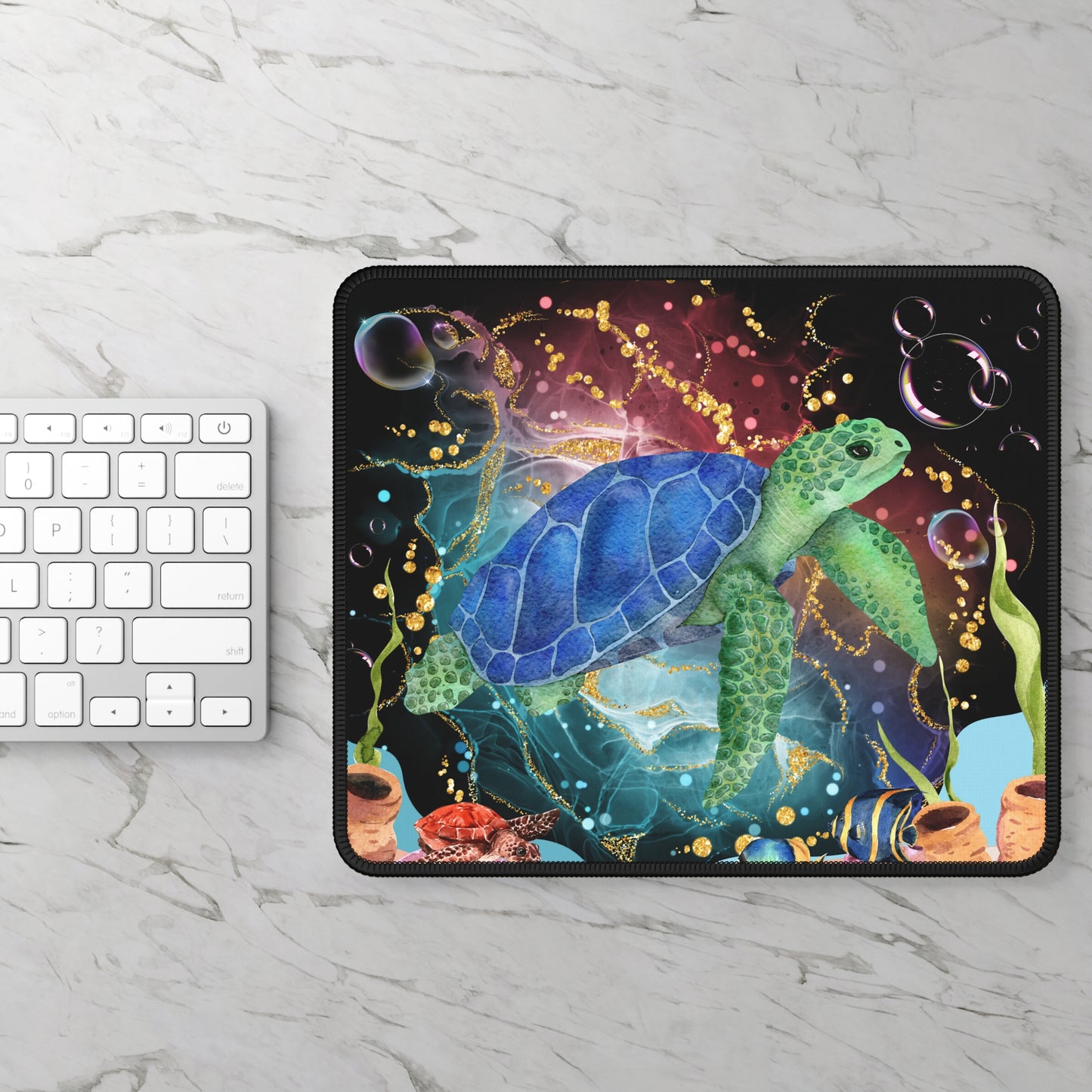 Turtle Tides Mouse Pad – Glide Through Clicks in Oceanic Style