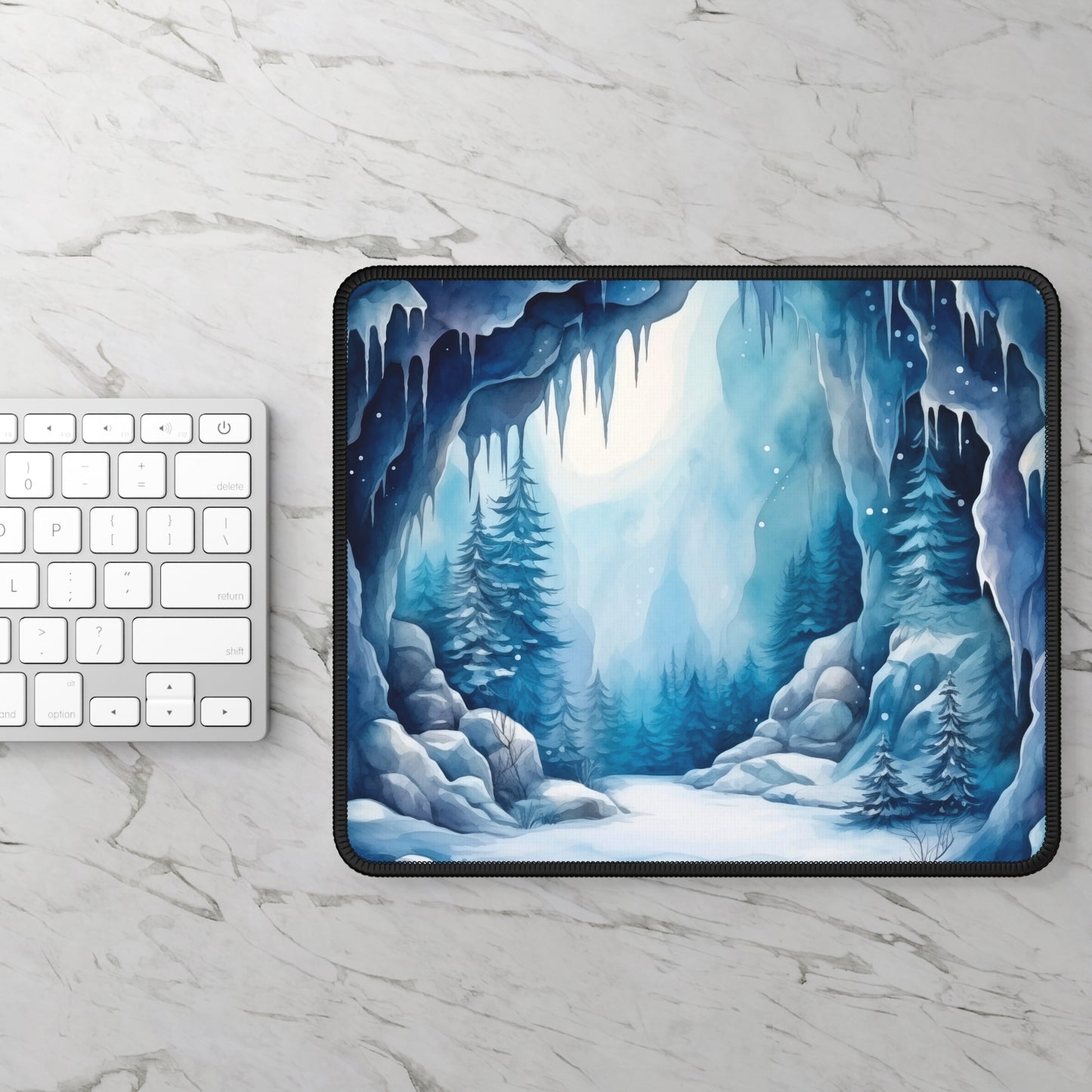 Frozen Hollow Mouse Pad – Click Into the Chill Zone