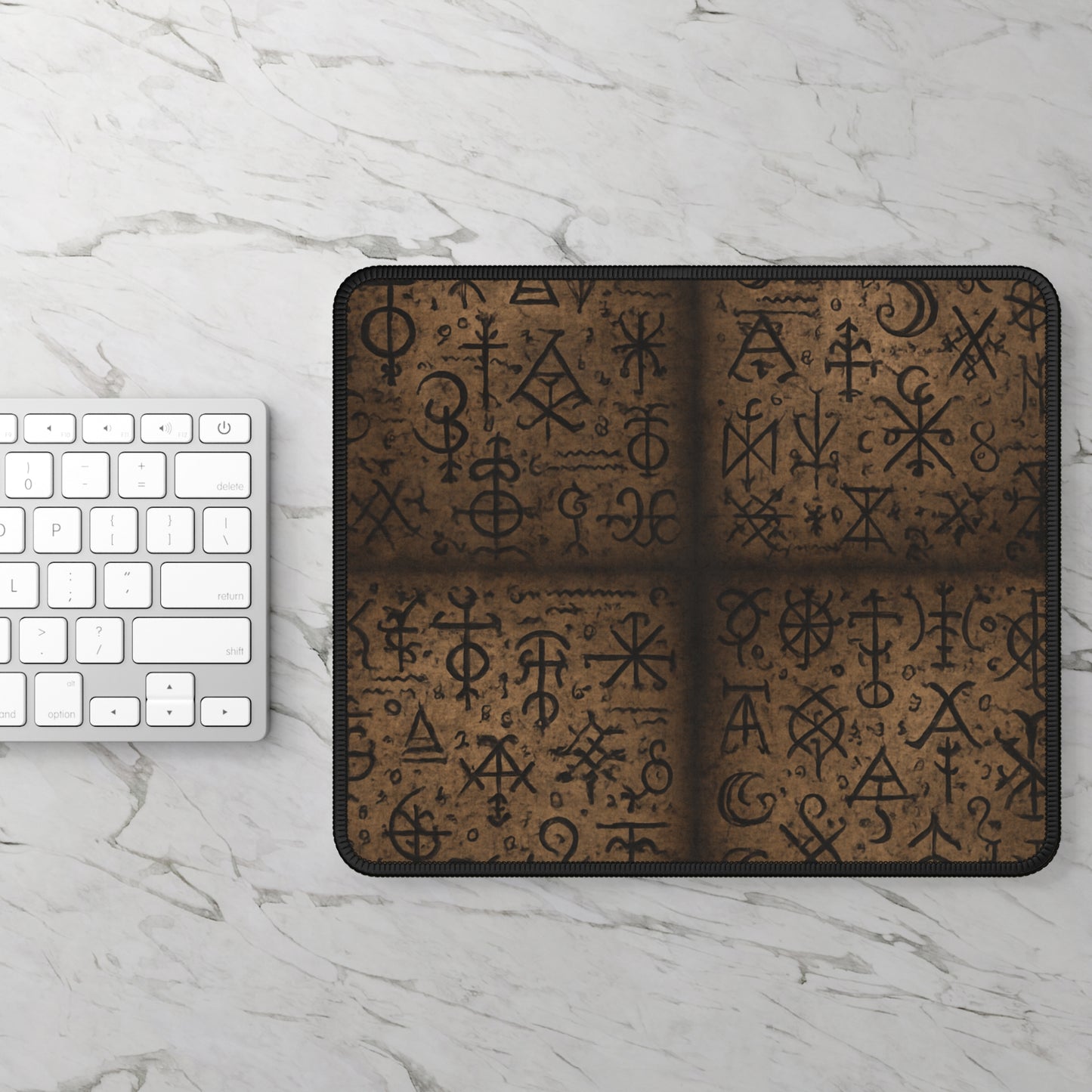 Cursed Runes Mouse Pad – Dare to Wield Forbidden Power!