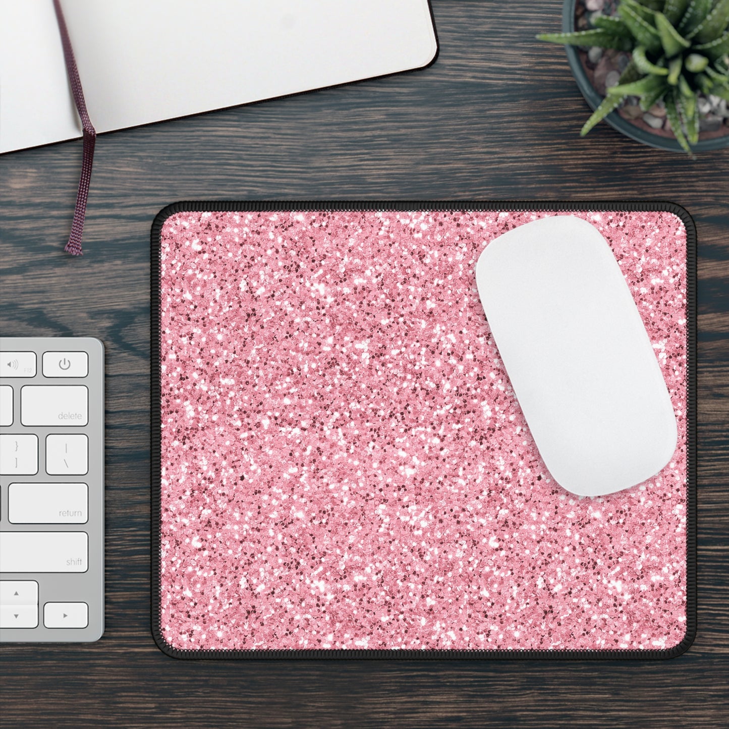 Chunky Glitter Mouse Pad – Sparkle While You Scroll