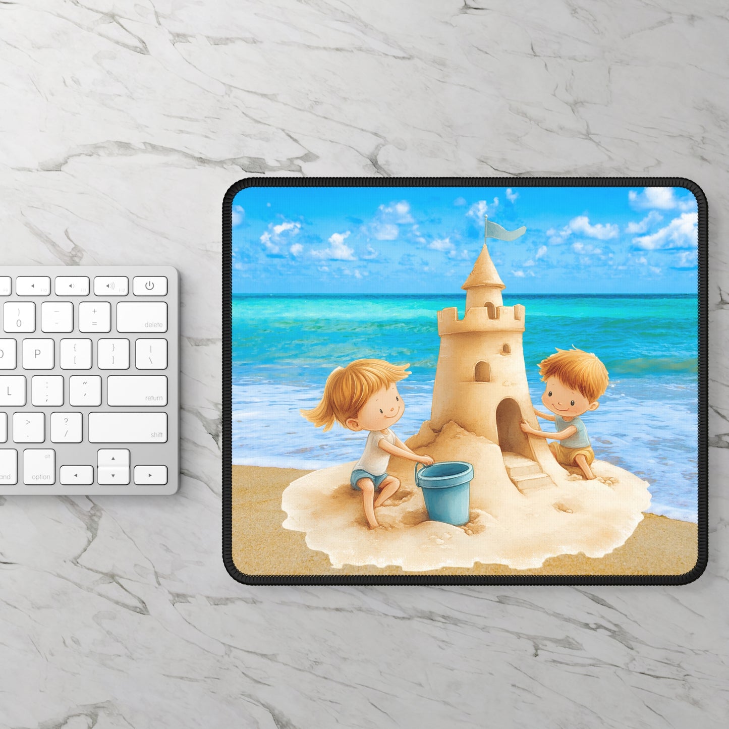 Castle Creators Mouse Pad – Build Your Beachside Daydream