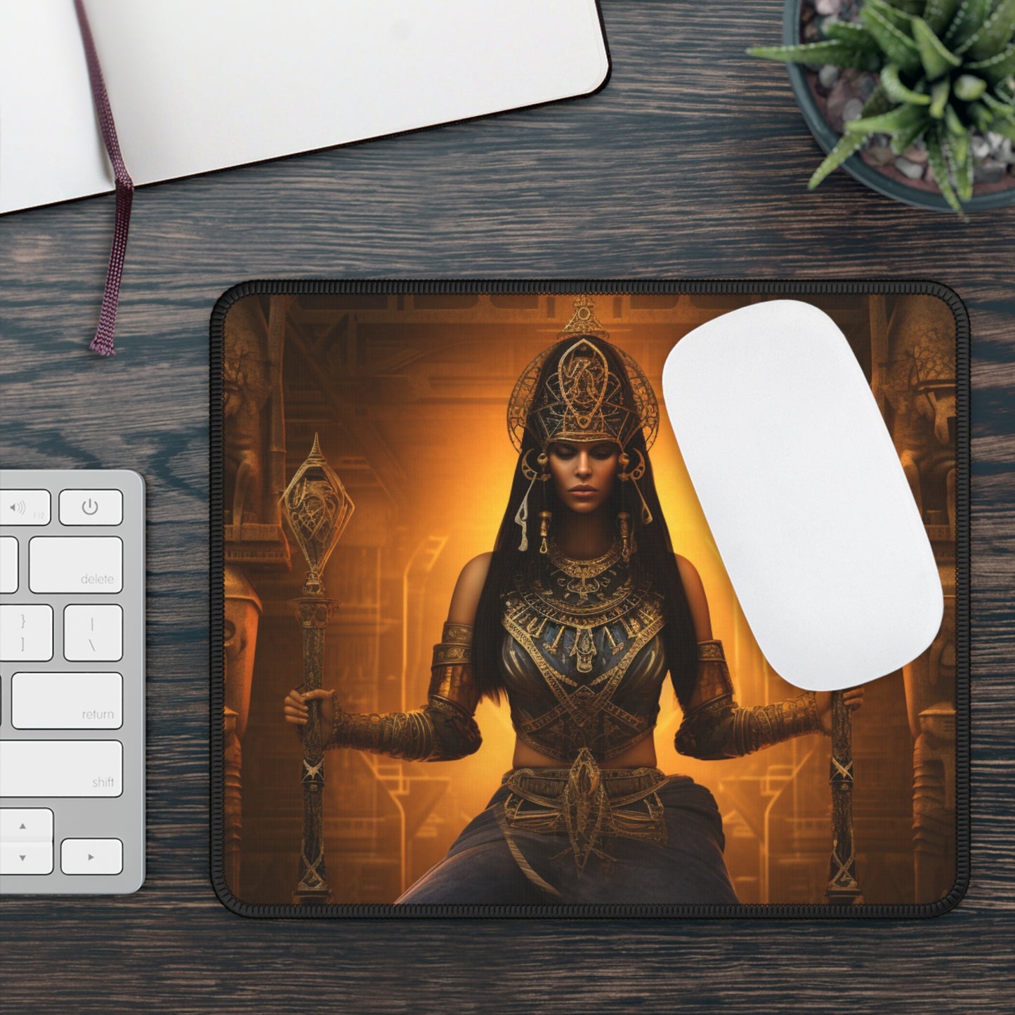 Queen of the Ancients Mouse Pad – Rule Your Realm with Wisdom and Power!