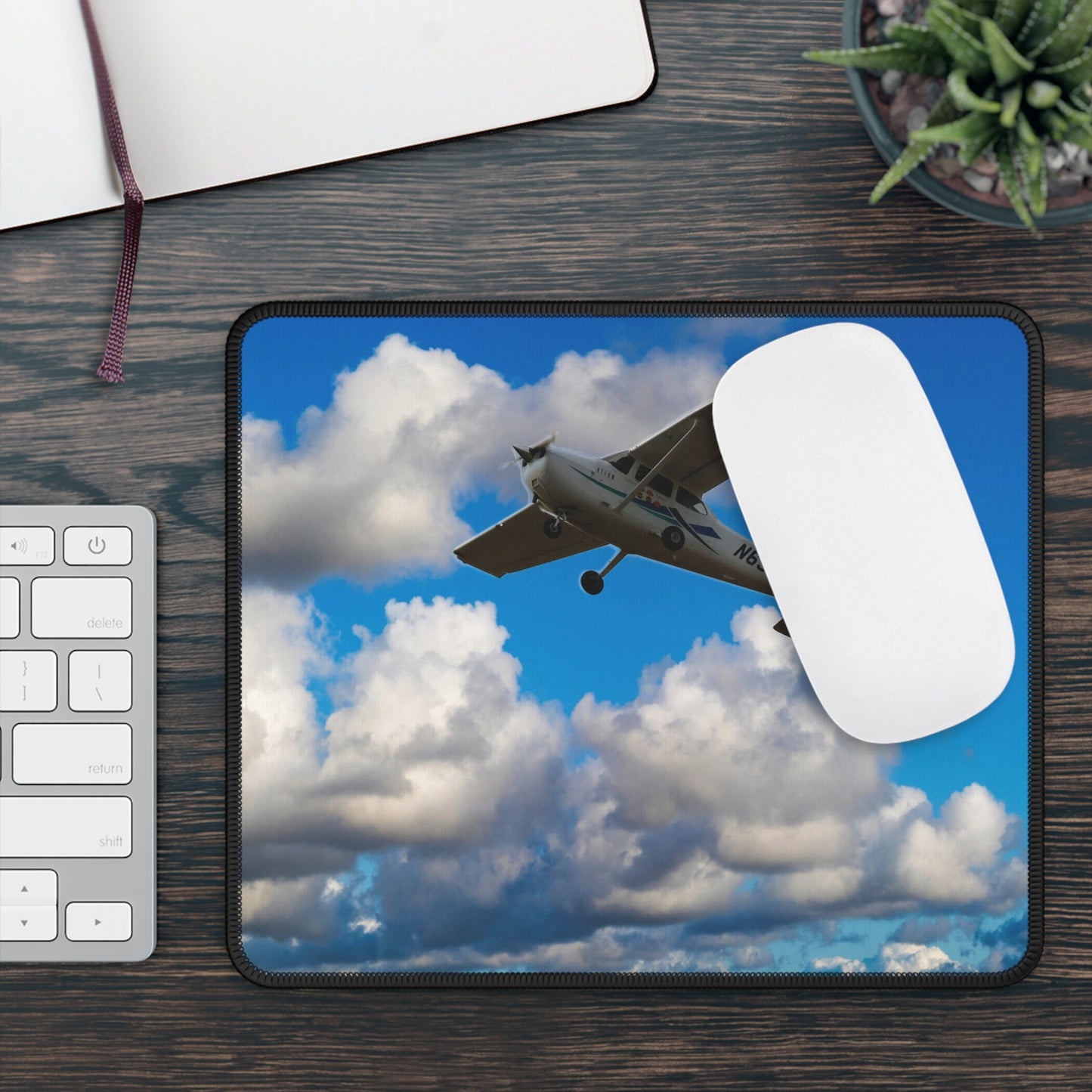 Cloud Hopper Mouse Pad – Chase the Sky, Click by Click
