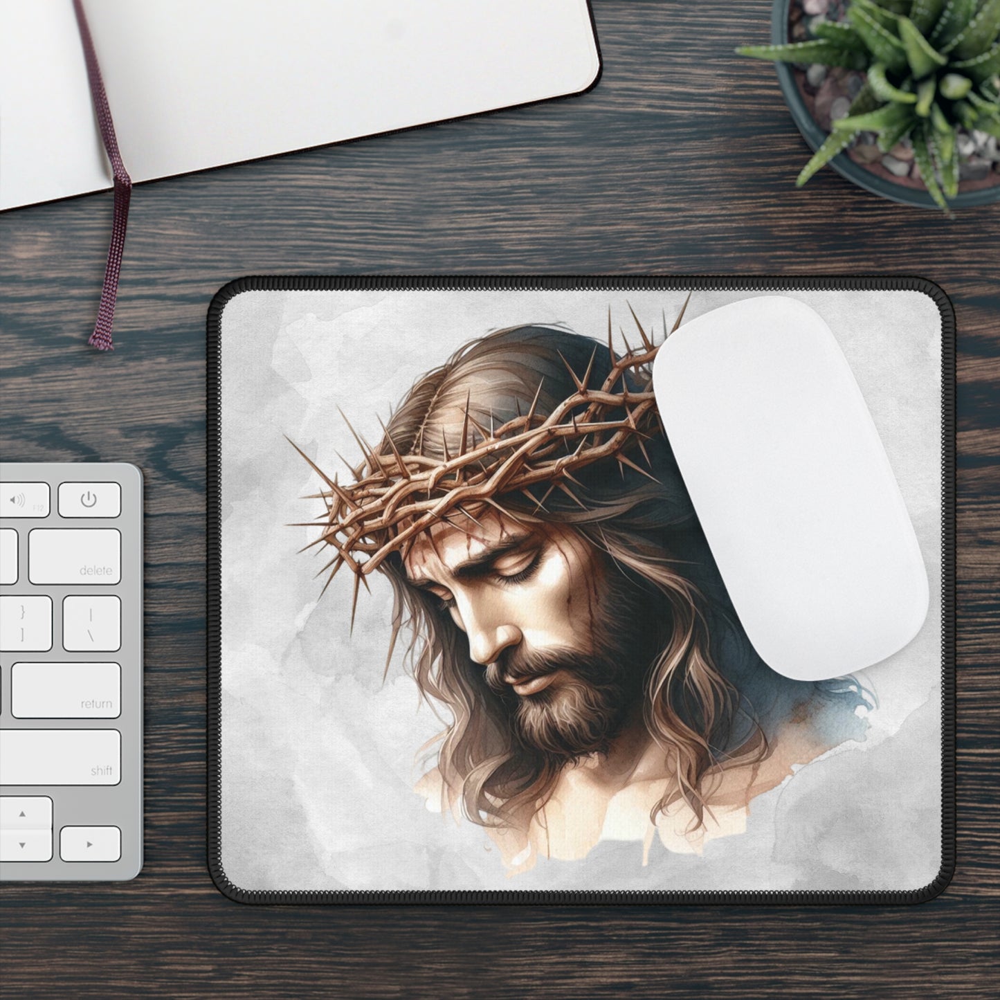 Faithful Focus Mouse Pad – Guided by Grace in Every Task