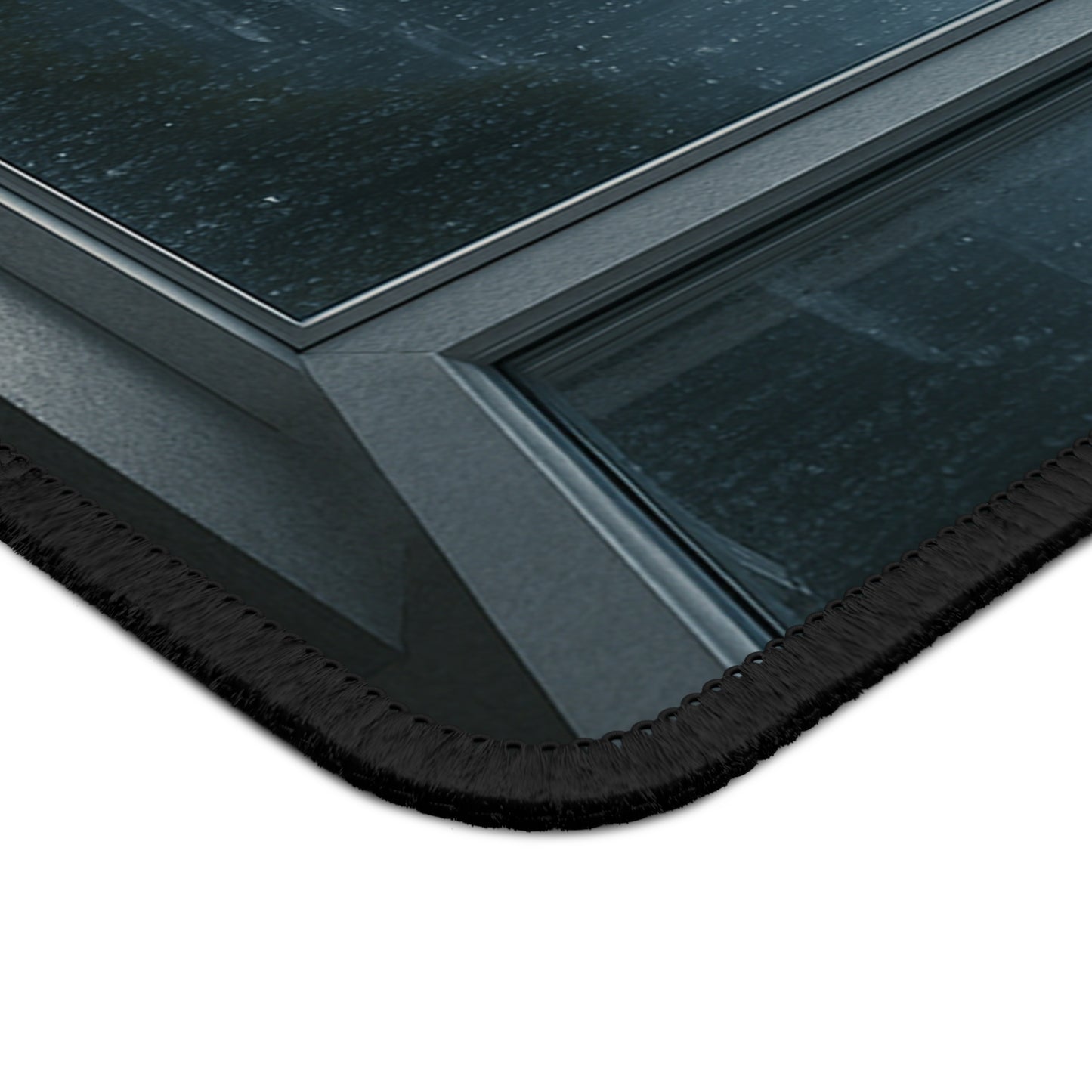 Rainy Day View Mouse Pad – City Reflections from the Comfort of Home