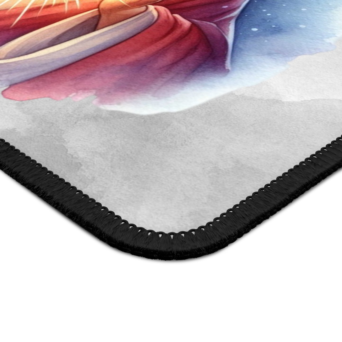 Sacred Heart Radiance Mouse Pad – Let His Infinite Love Light Your Path Every Day