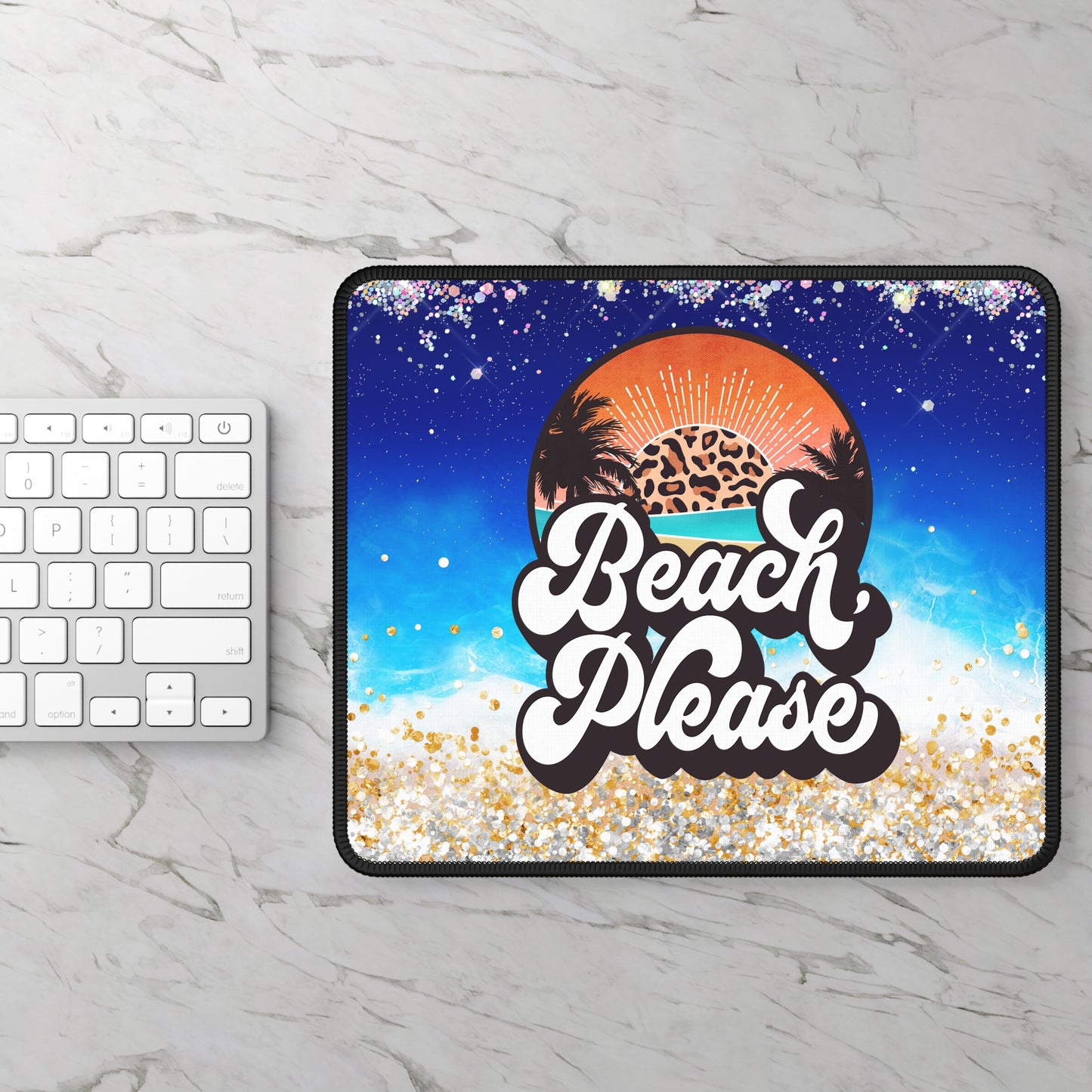 Beach Please Mouse Pad – Salty, Sassy, and Surf-Ready