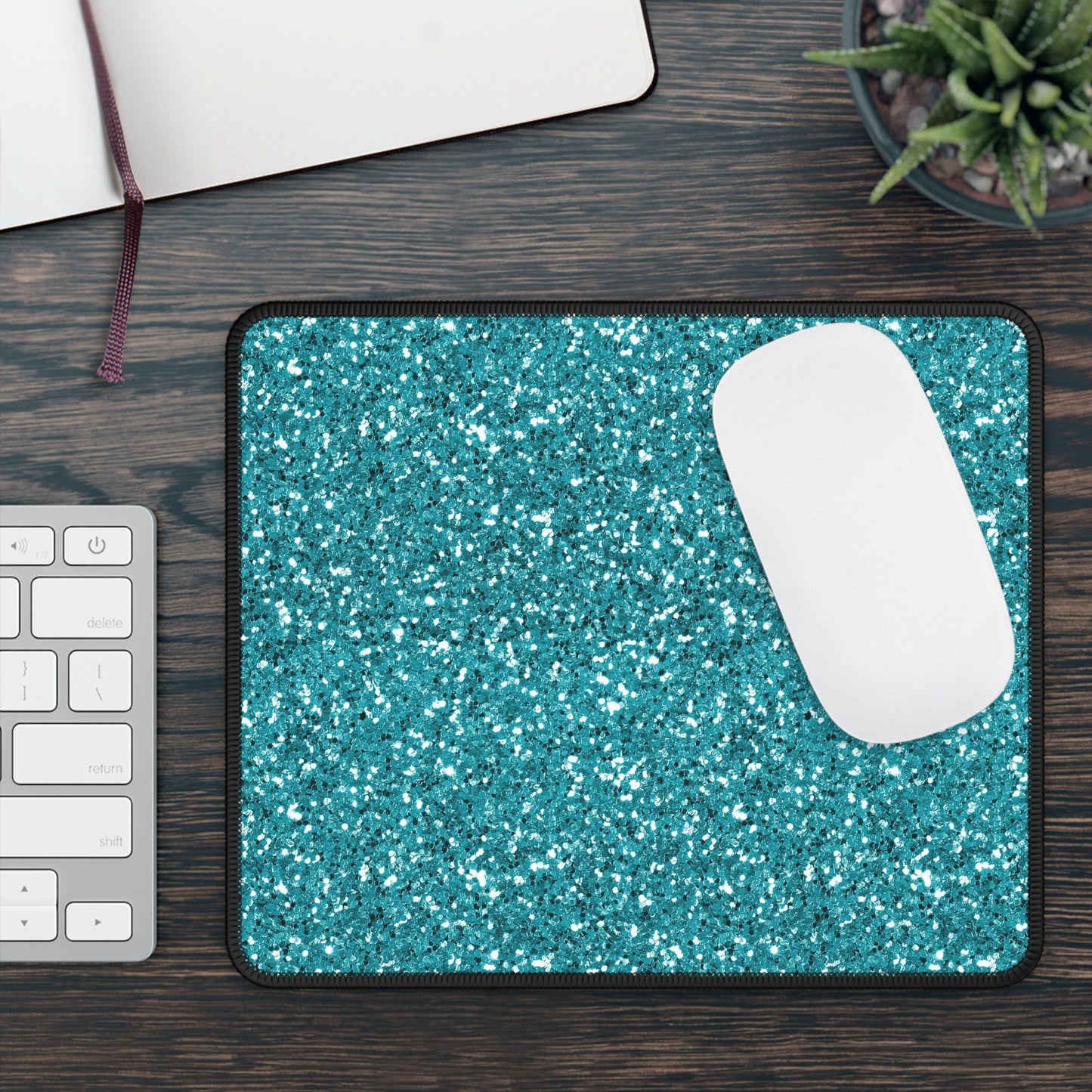 Chunky Glitter Mouse Pad – Sparkle While You Scroll