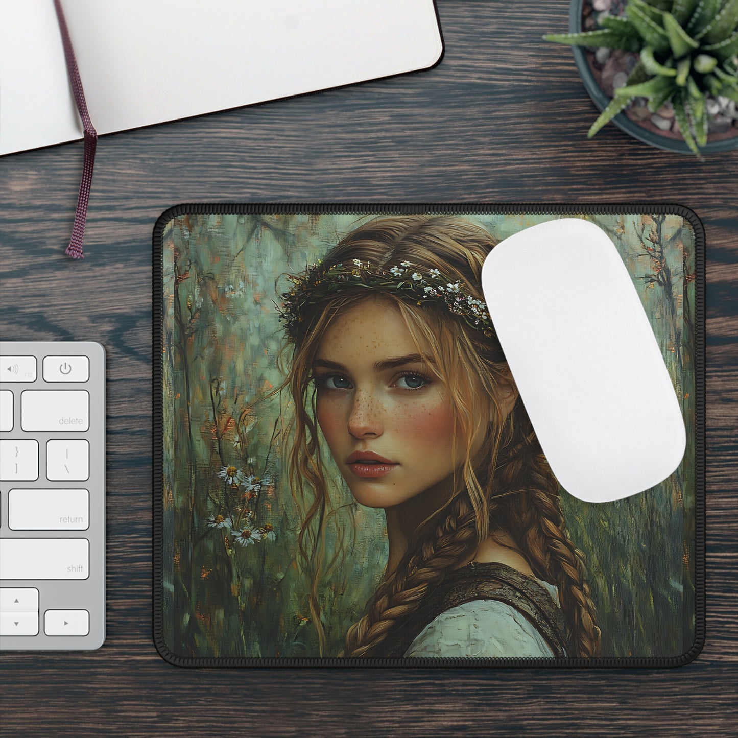 Whispers of the Wildflower III Mouse Pad – Mystery in Every Meadow