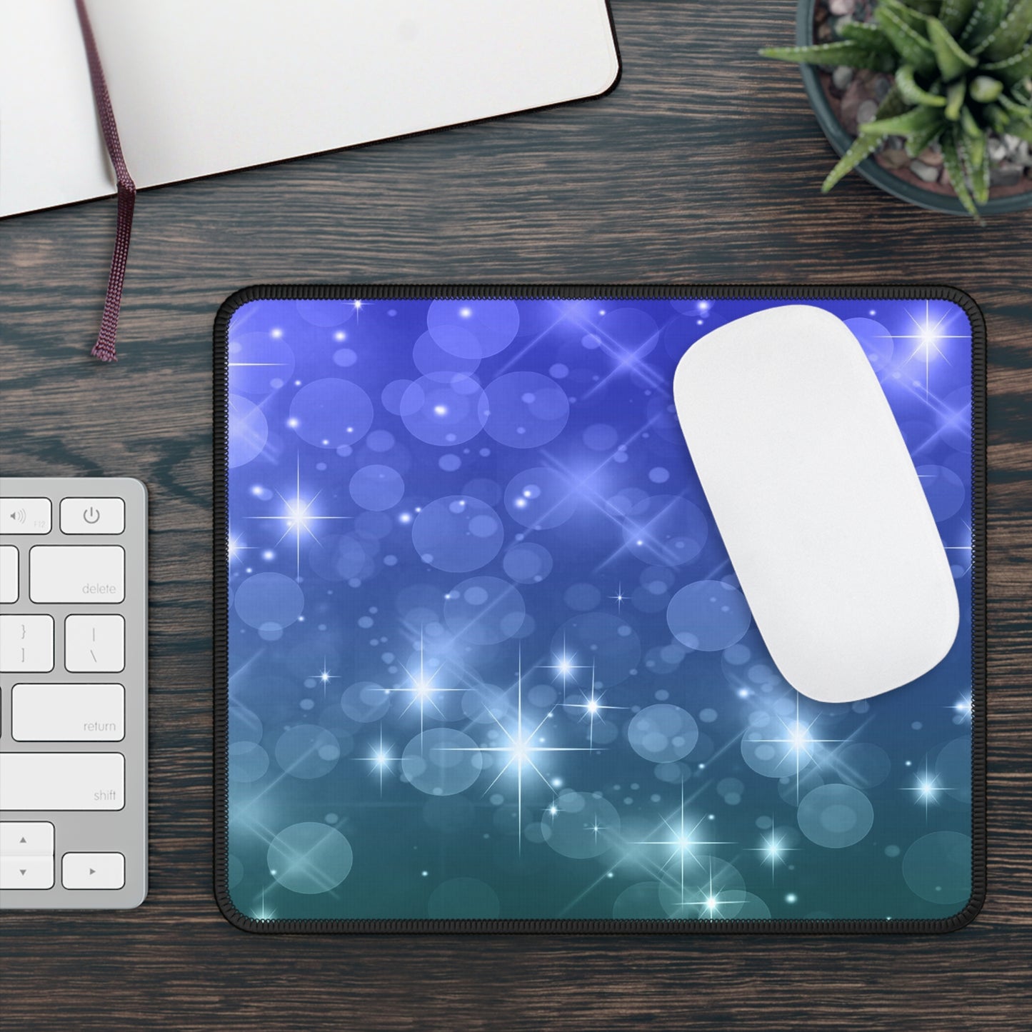 Midnight Frost Mouse Pad – Chill Vibes, Sharp Clicks