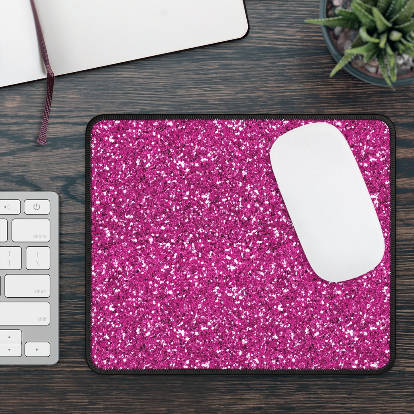 Chunky Glitter Mouse Pad – Sparkle While You Scroll