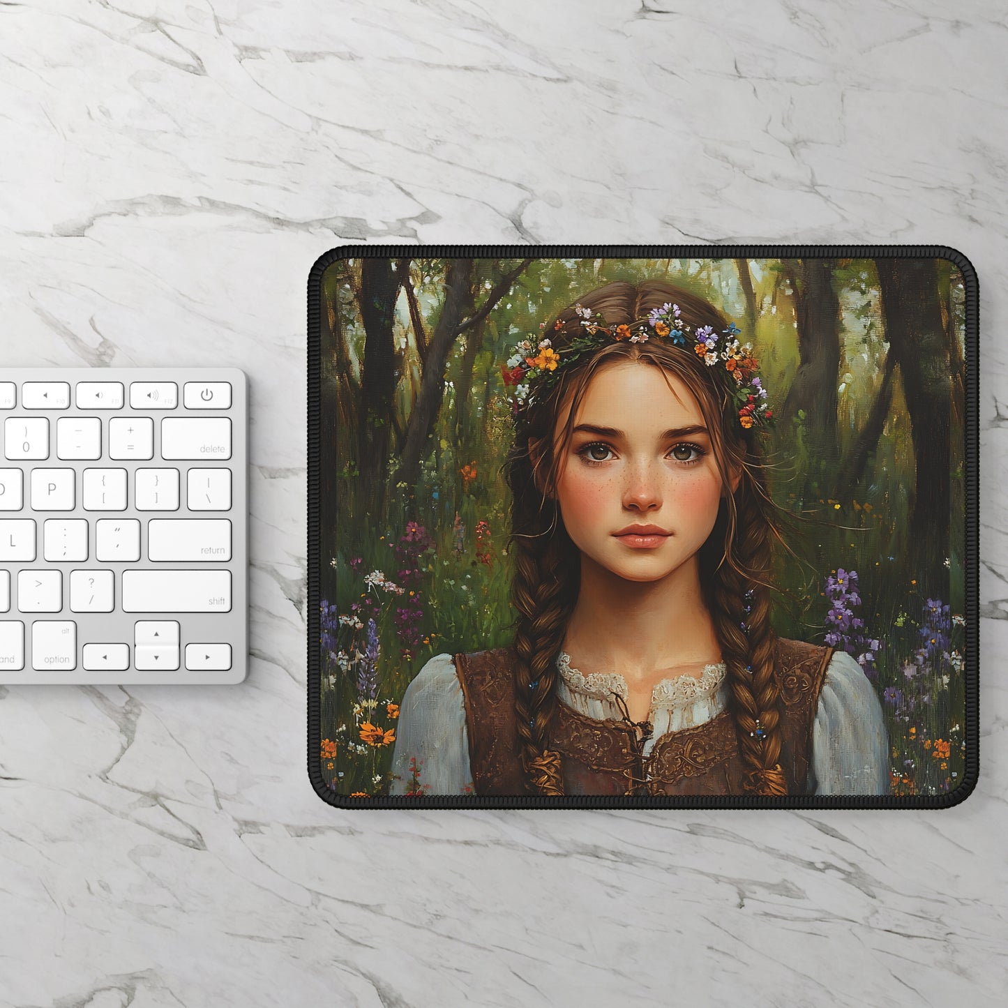 Whispers of the Wildflower Mouse Pad – Where Magic Meets the Moment