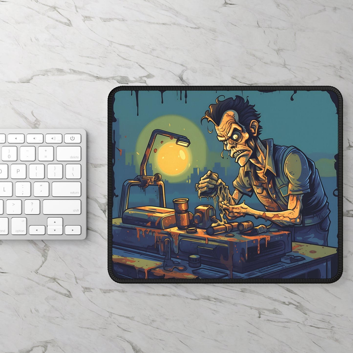 Grease Goblin Mouse Pad – Where Wrenches Meet Weird