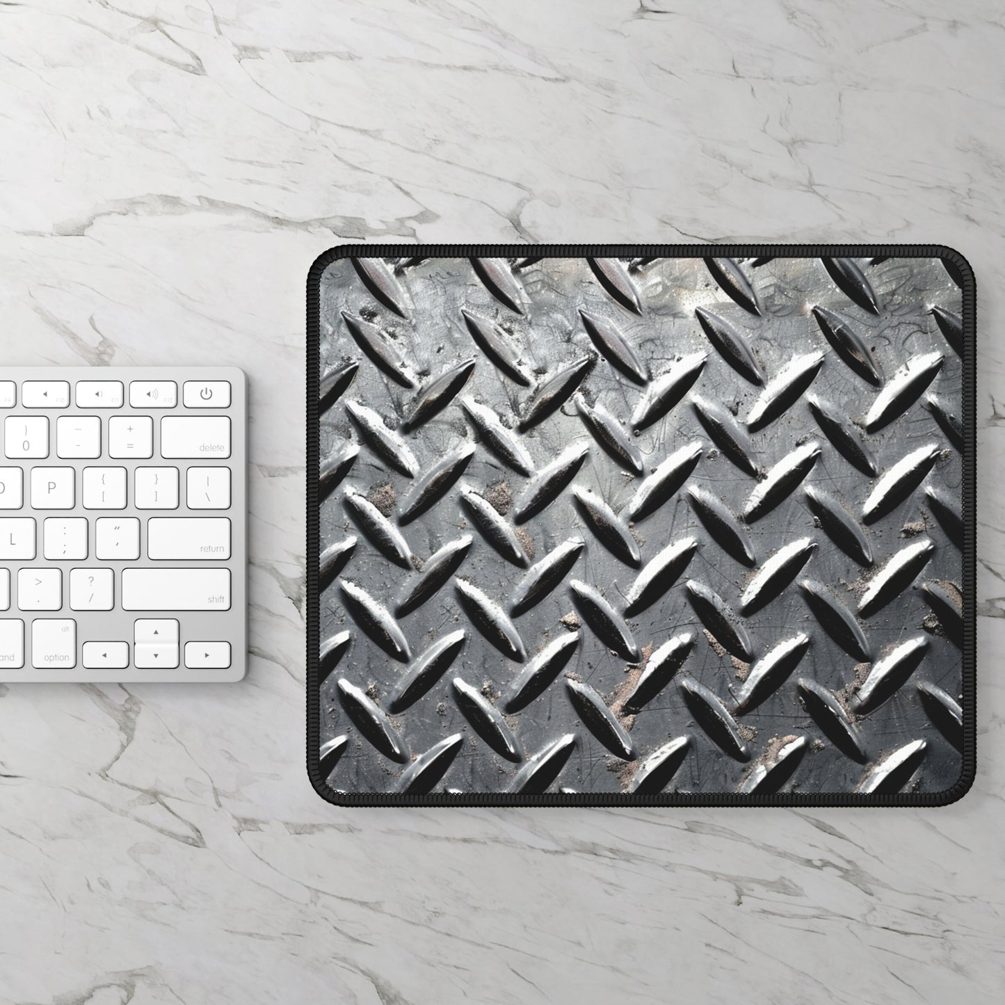 Diamond Plate Mouse Pad – Built Tough for Every Click