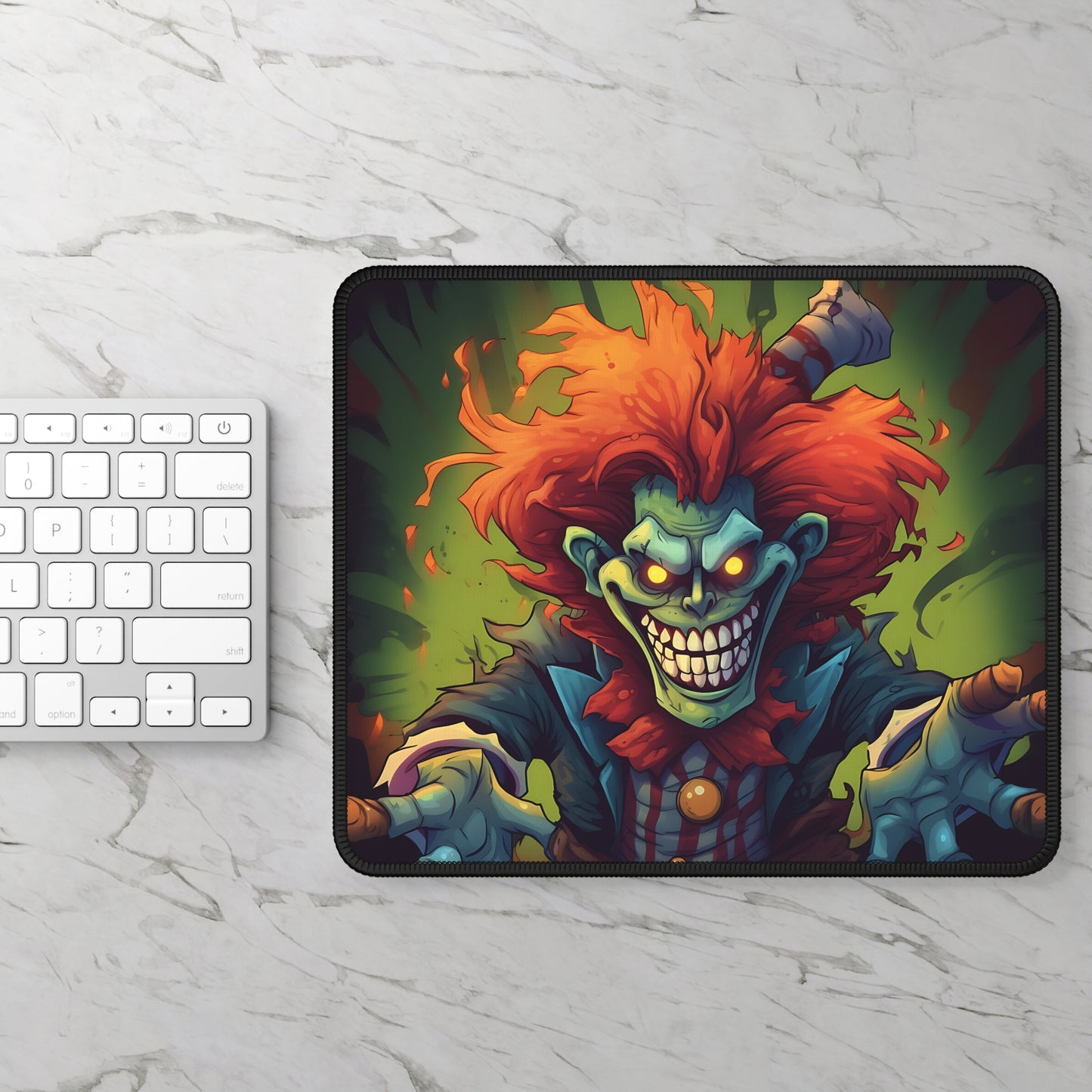 Nightmare Under the Big Top Mouse Pad – Where Every Click Sends Chills