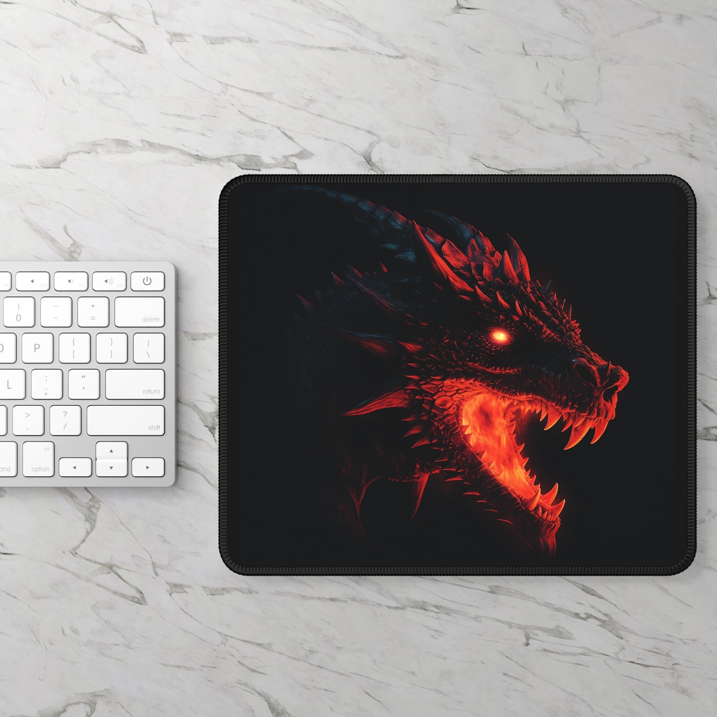 EmberHowl Mouse Pad – Hear the Roar. Feel the Burn.