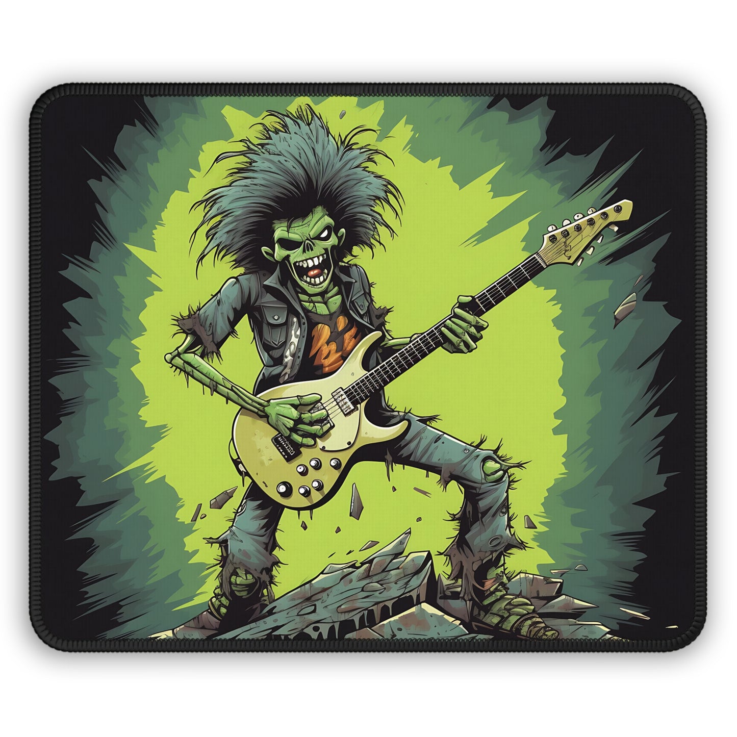 Zombie Axeman Mouse Pad – Riff. Shred. Rot. Repeat.
