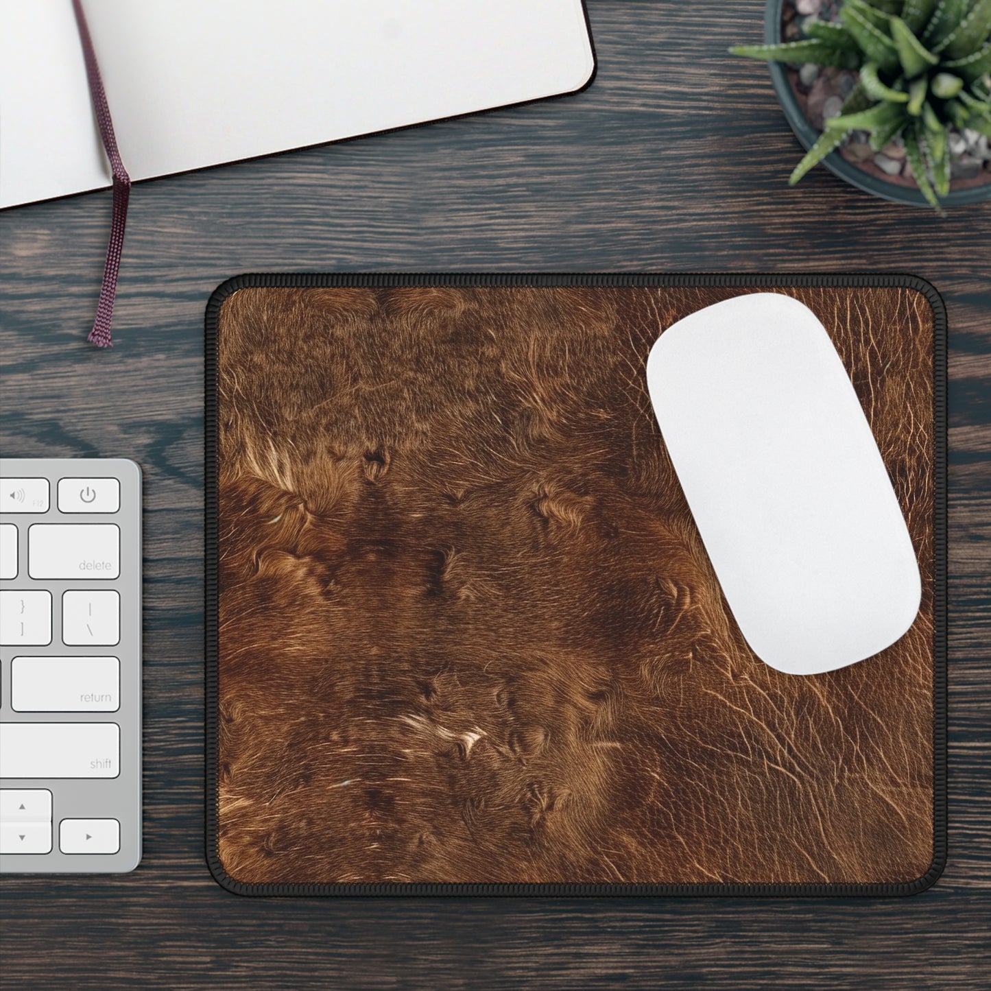 Outlaw Hide Mouse Pad – Where Every Click is Wild & Untamed