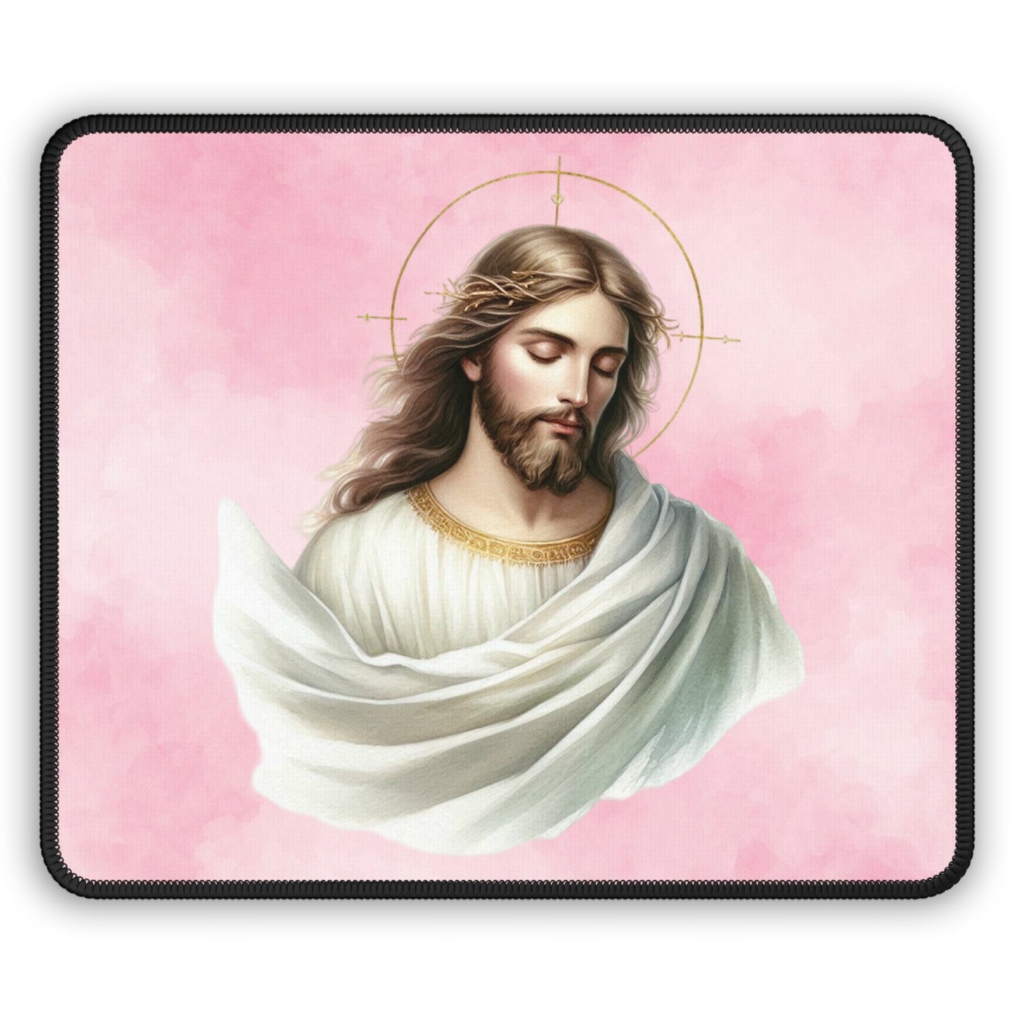 Light of Mercy Mouse Pad – A Heavenly Reminder of Grace, Sacrifice, and Eternal Love
