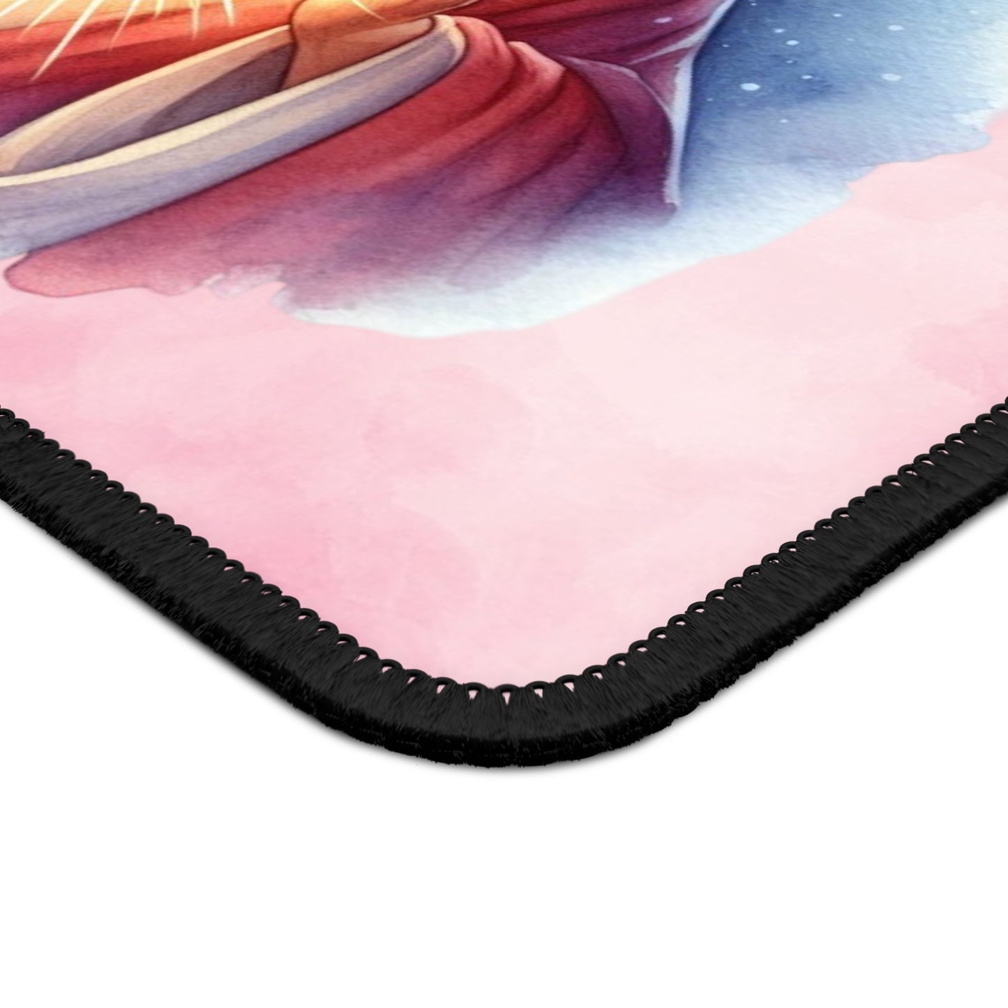Sacred Heart Radiance Mouse Pad – Let His Infinite Love Light Your Path Every Day