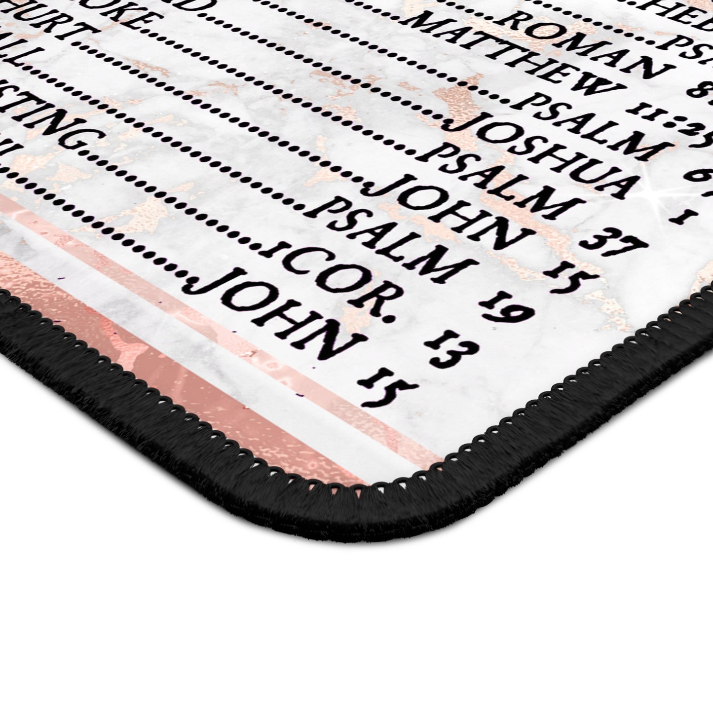 Bible Emergency Numbers Mouse Pad – Scripture at Your Fingertips