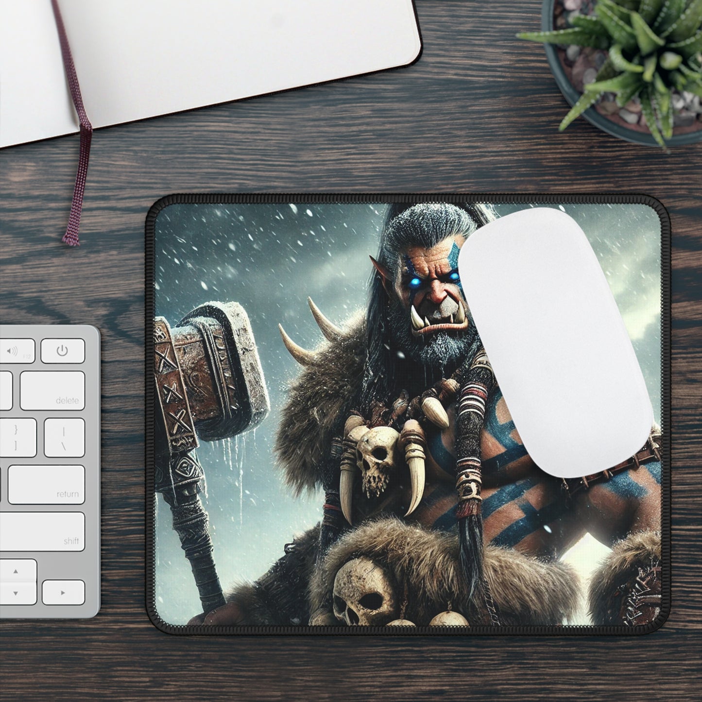 Frostbite Fury Mouse Pad – Cold Blooded. War Ready.
