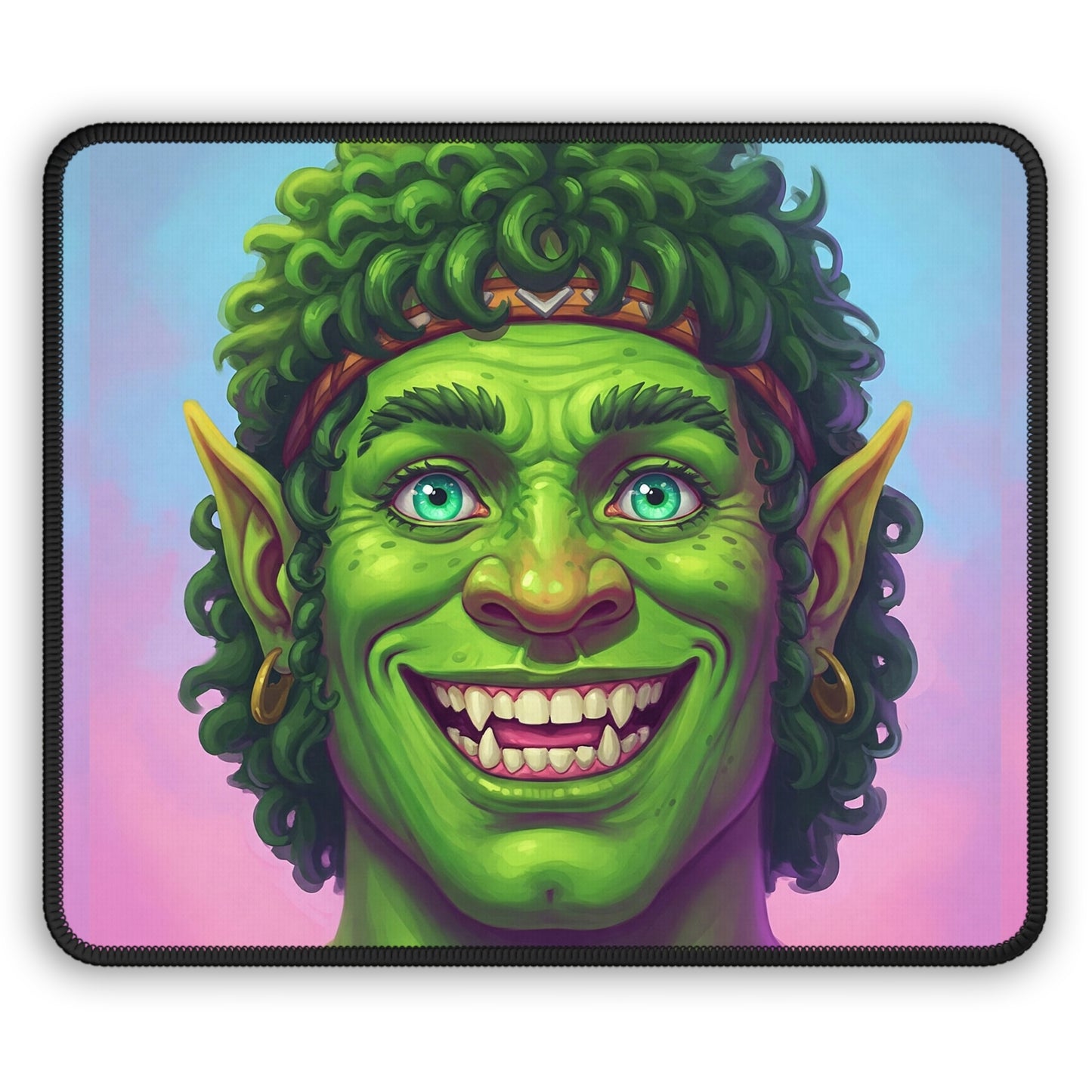 GobSmacked Mouse Pad – So Happy It’s Almost Creepy