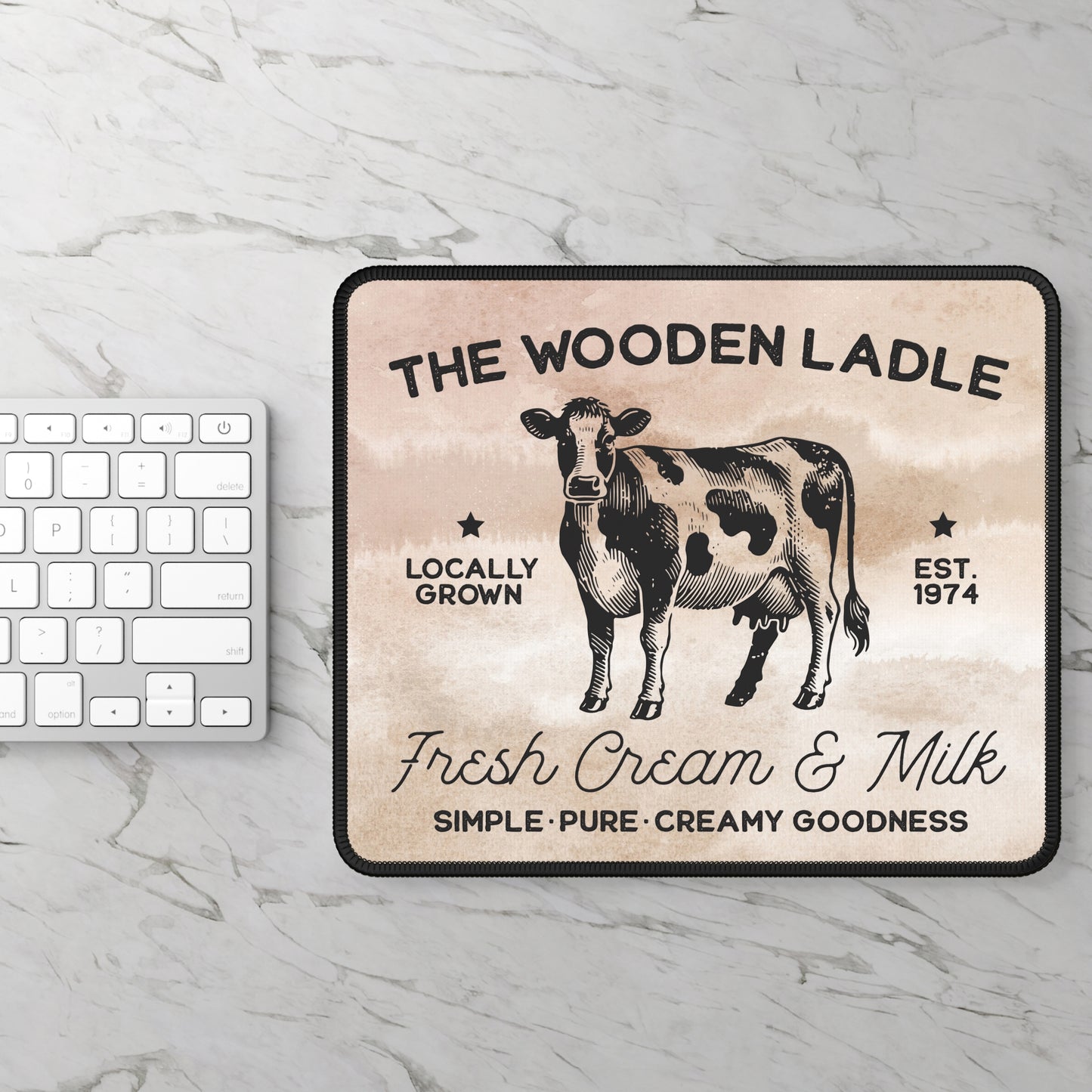 The Wooden Ladle Mouse Pad – Stir Up Some Creamy Nostalgia 🐄