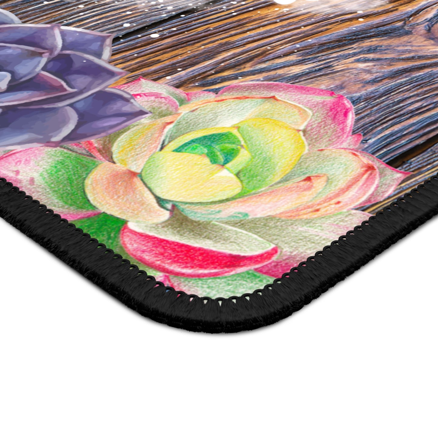 Unleash Your Wild Side with the Rustic Skull Floral Mouse Pad!