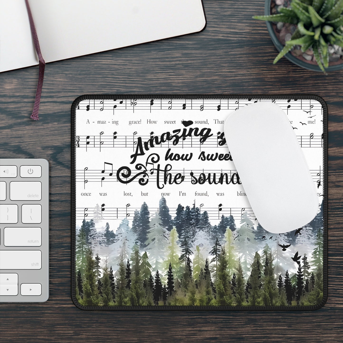 Amazing Grace Mouse Pad – A Sound of Hope for Every Click