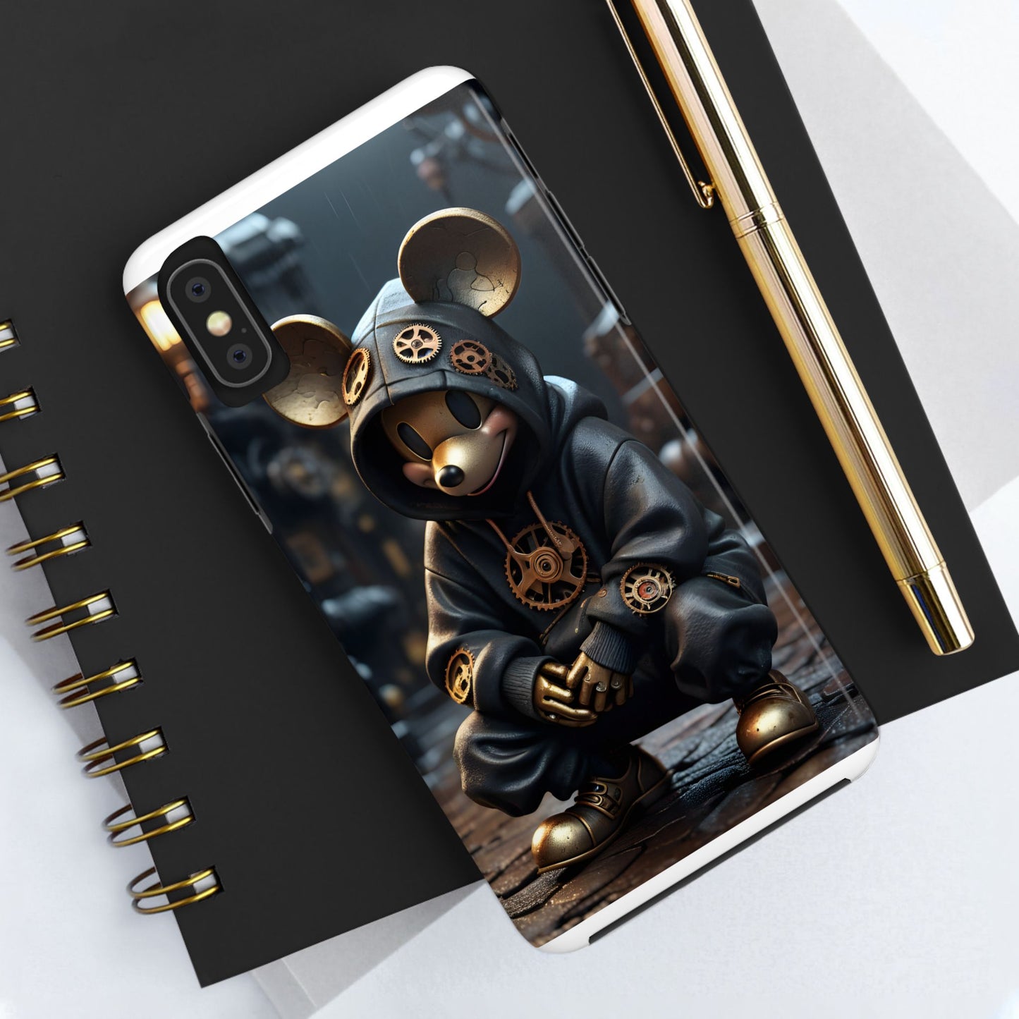 Steampunk Mickey Tough Phone Case - Durable & Stylish Phone Cover