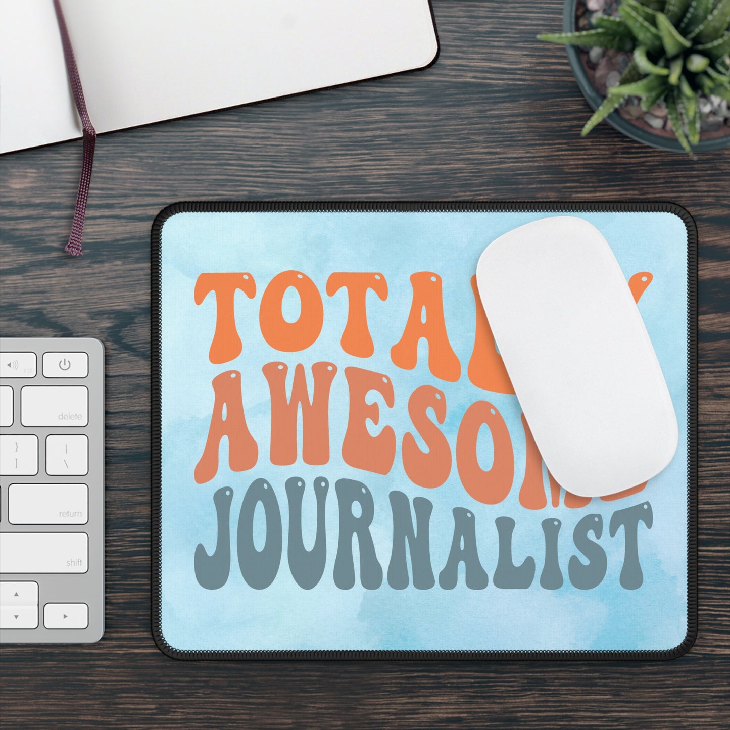 Totally Awesome Journalist Mouse Pad – Where Breaking News Meets Breaking Cool!