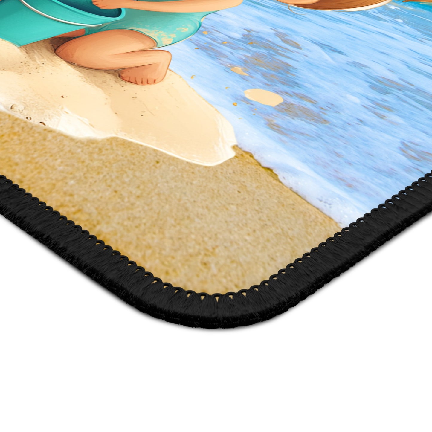 Sandcastle Smiles Mouse Pad – Beach Day Fun for Your Desk!