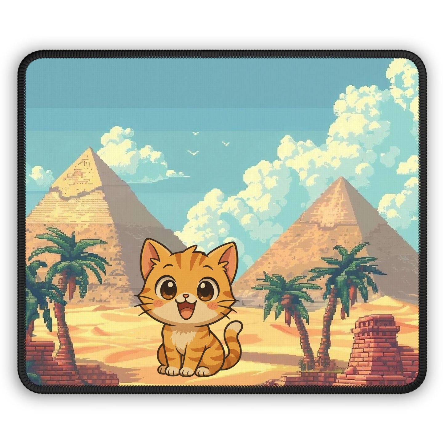 Pixel Pharaoh Paws Mouse Pad – The Cutest Ruler of the Desert