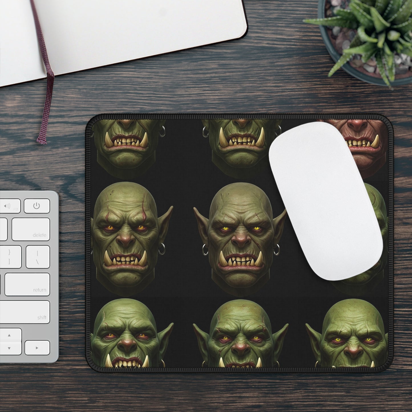 Orc Rage Mouse Pad – Unleash Your Inner Gamer Beast!