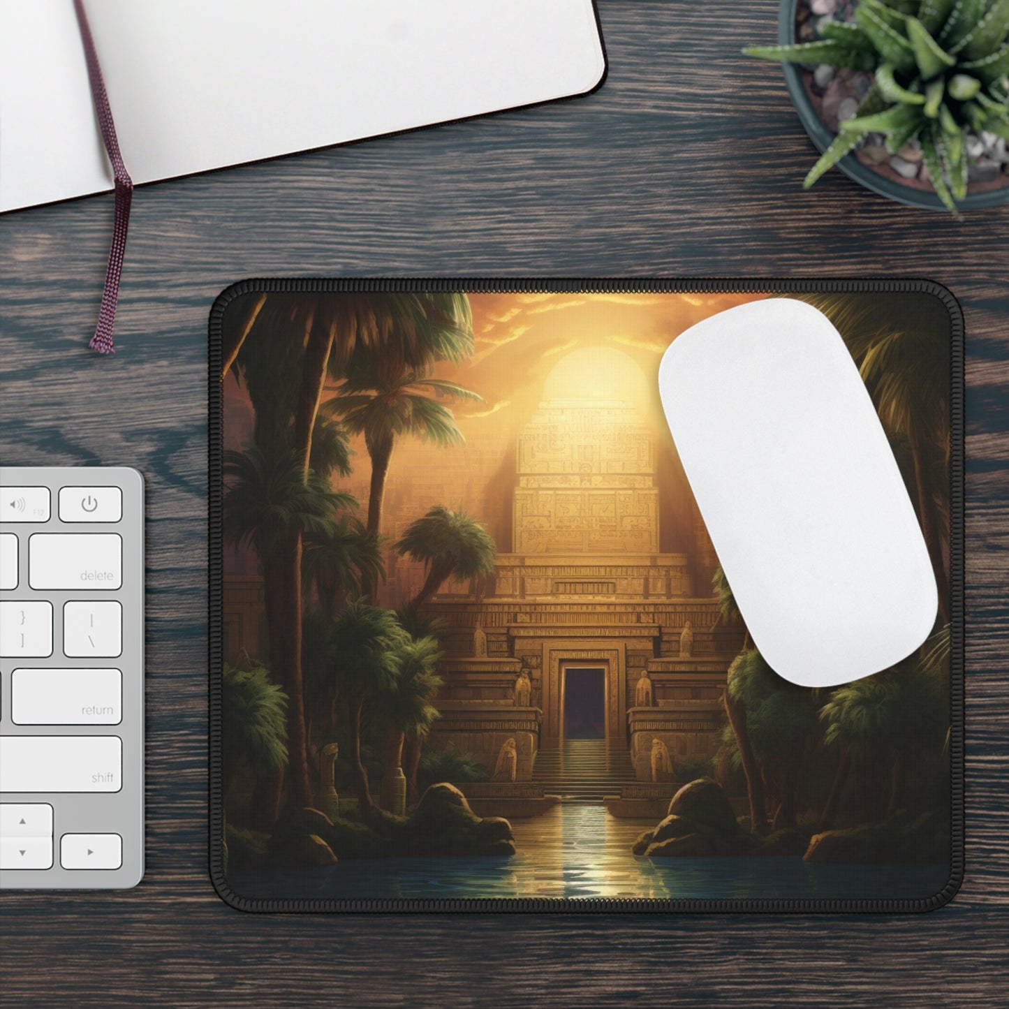 Temple of Shadows Mouse Pad – Dare to Enter the Forgotten Sanctuary!