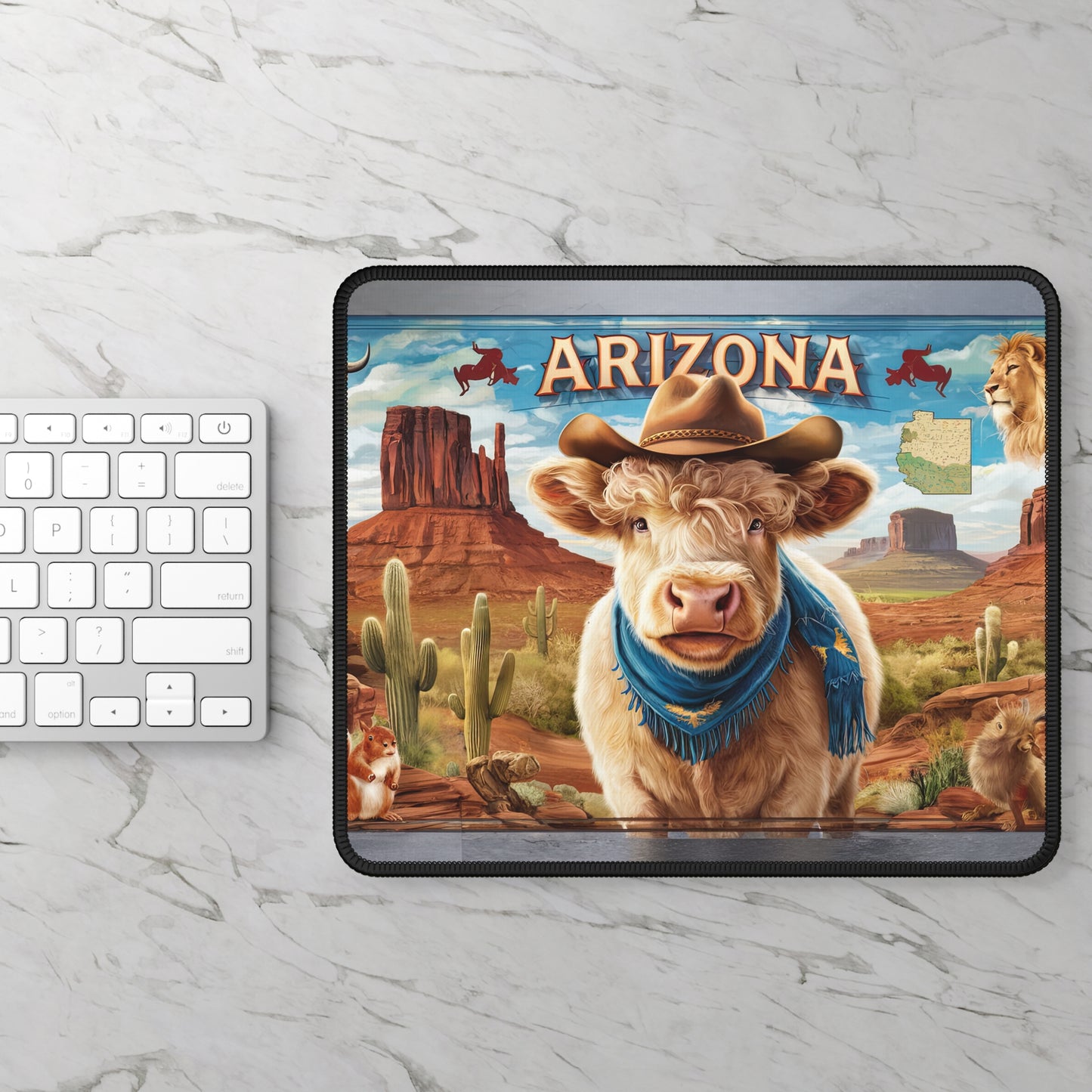 Moozona Mouse Pad – Wrangle Your Clicks in True Western Style