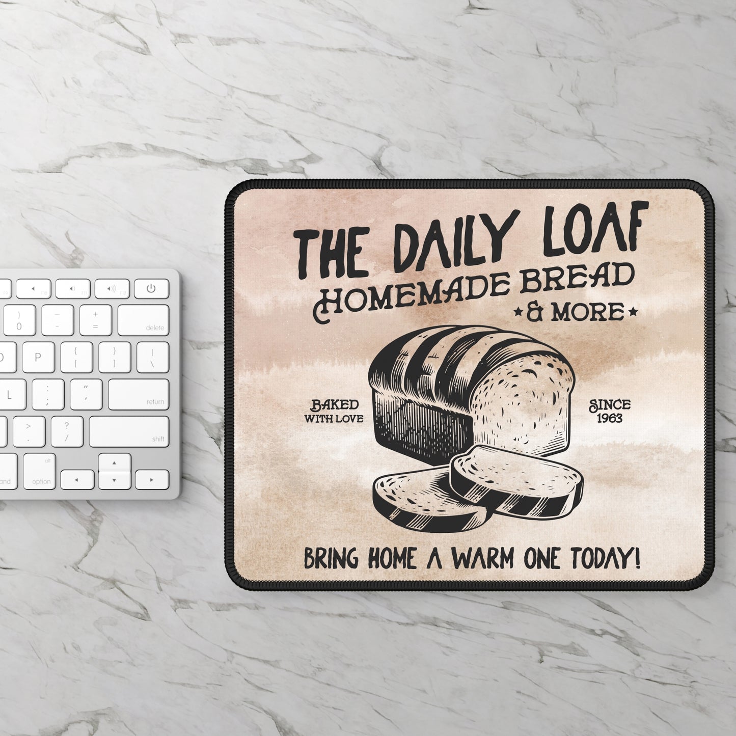 The Daily Loaf Mouse Pad – Rise & Grind in Rustic Style!
