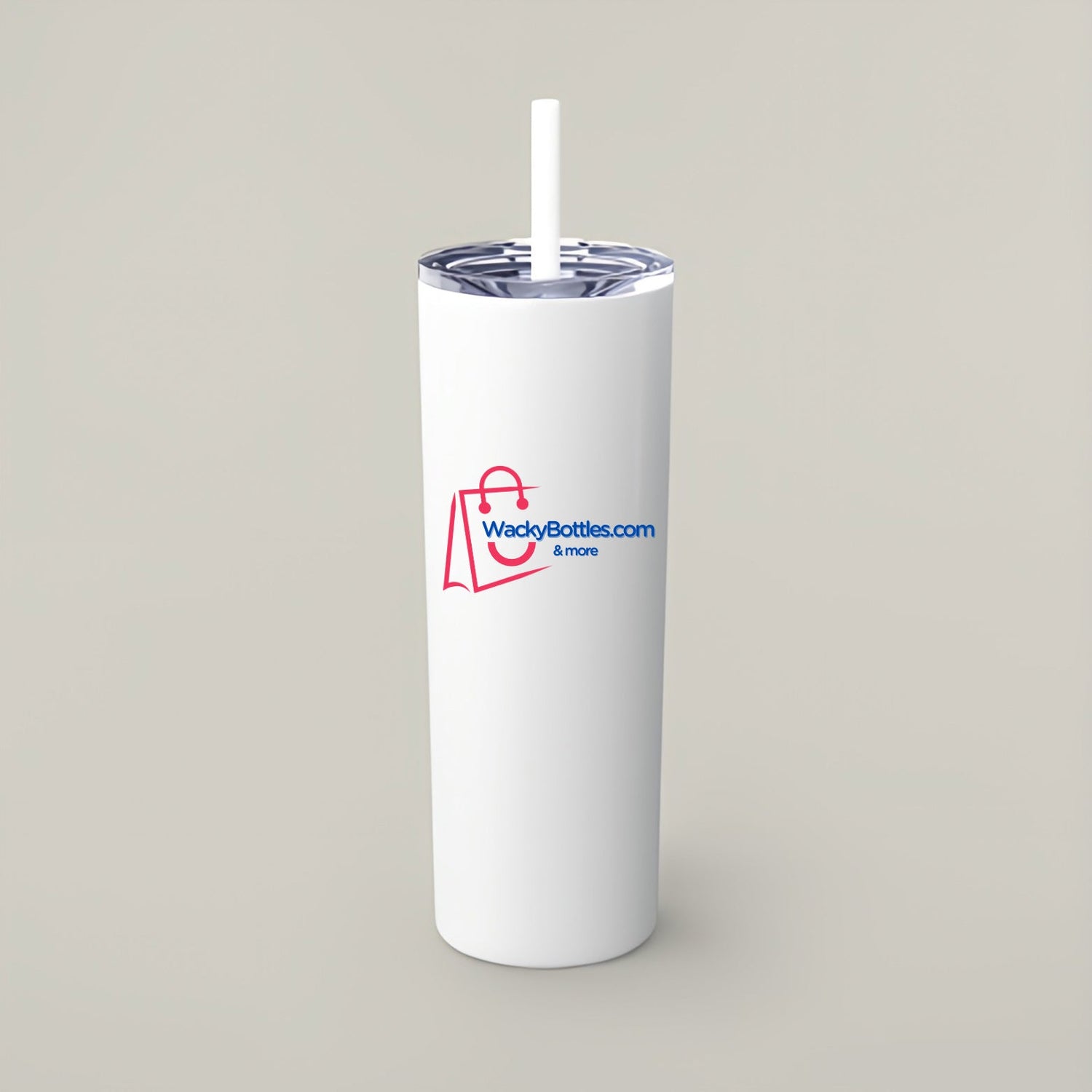 Skinny Tumbler with Straw, 20oz