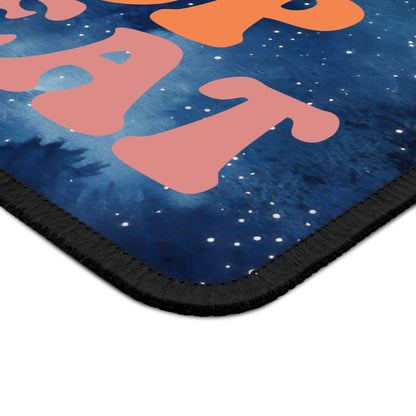 Galactic Bodily Functions Mouse Pad – Sleep, Eat, Poop, Repeat Across the Universe