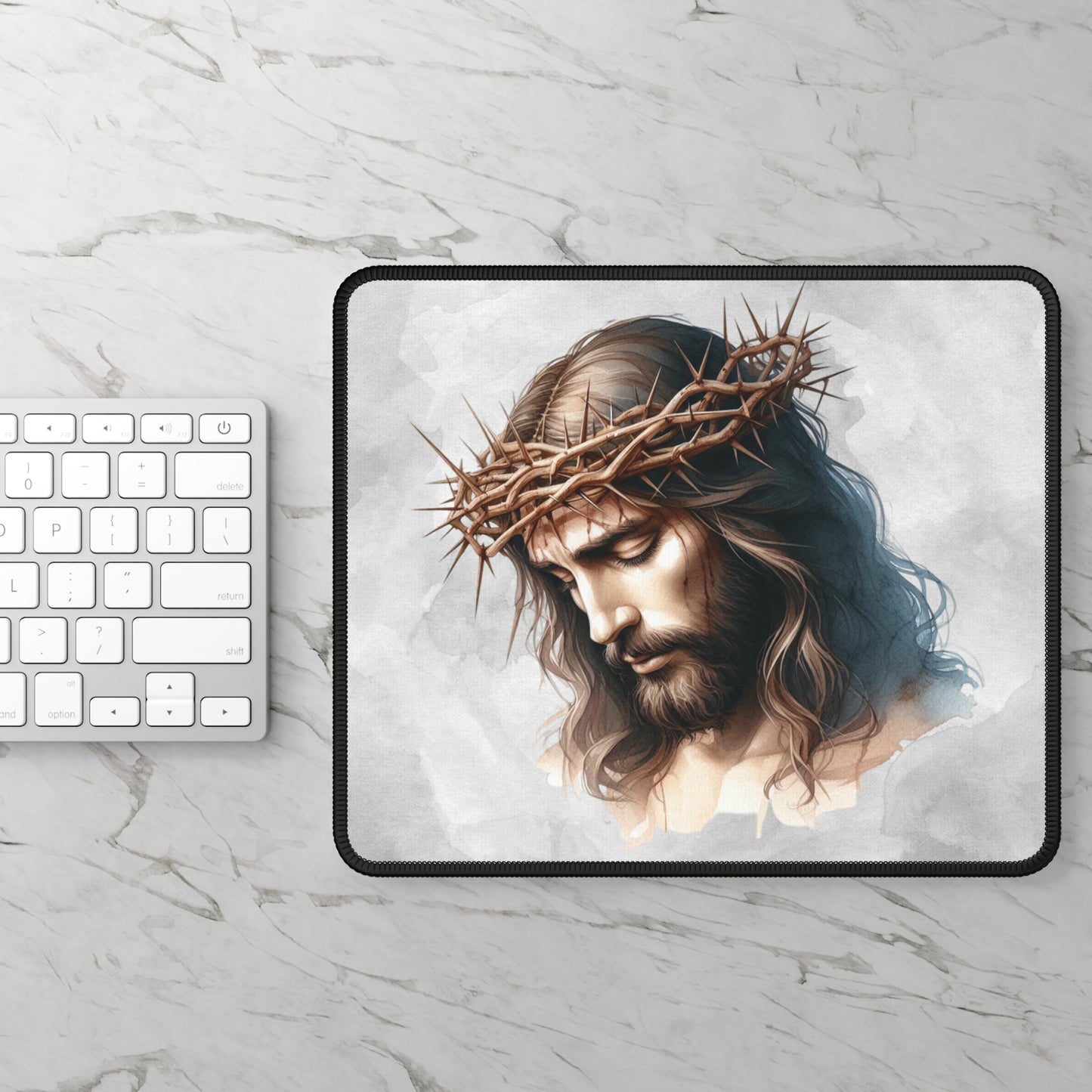 Faithful Focus Mouse Pad – Guided by Grace in Every Task