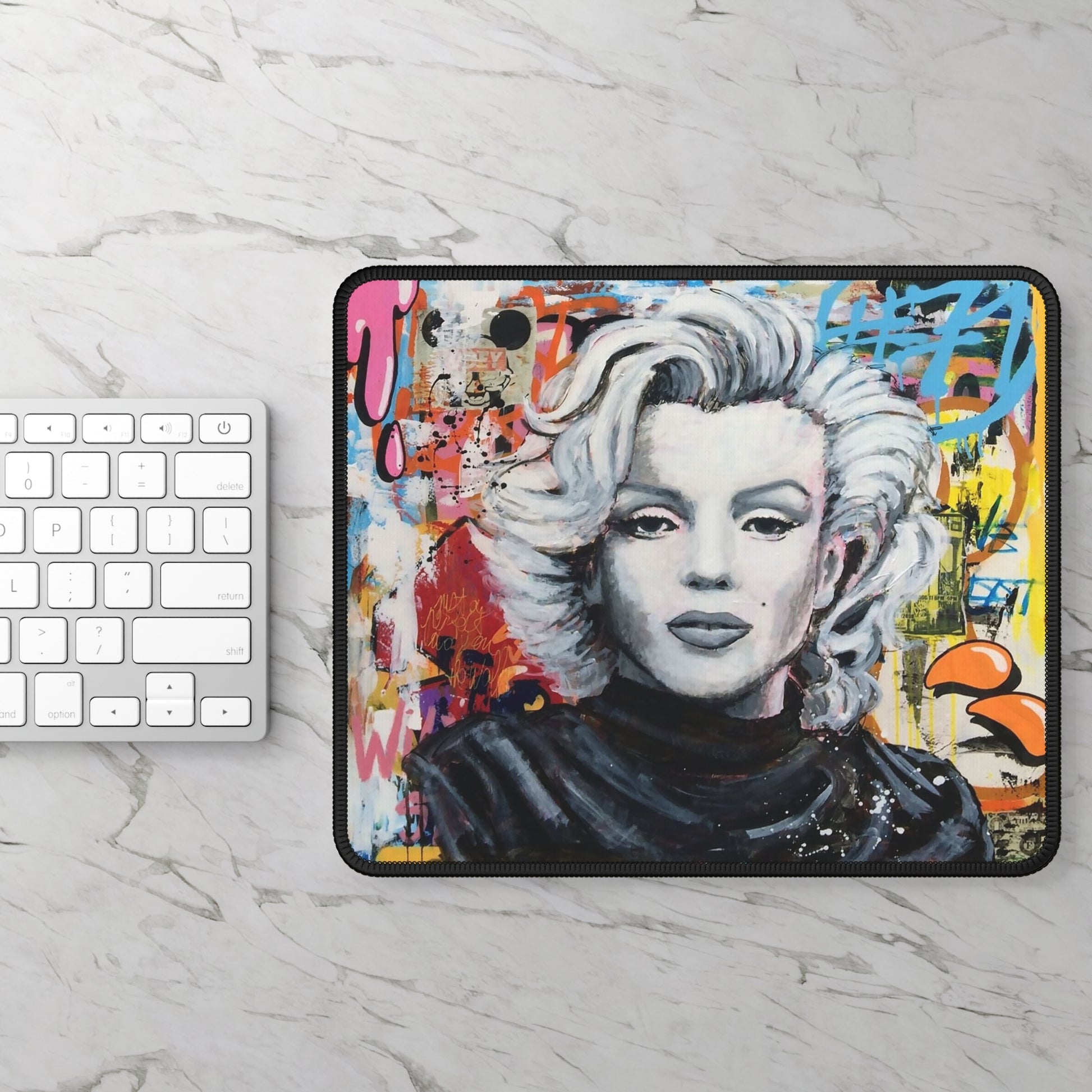 Graffiti Glam Mouse Pad – Pop Art. Power. Perfection.