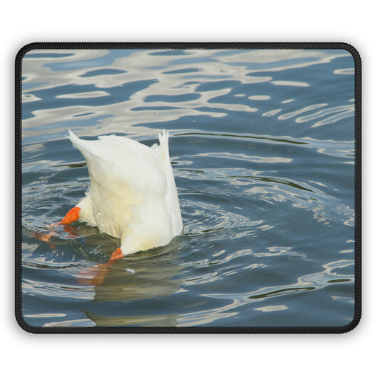 Diving Duck Mouse Pad – Productivity? Just Wing It!
