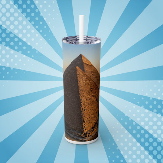 Pyramid of Sips Tumbler – Unearth the Secret to Staying Refreshed