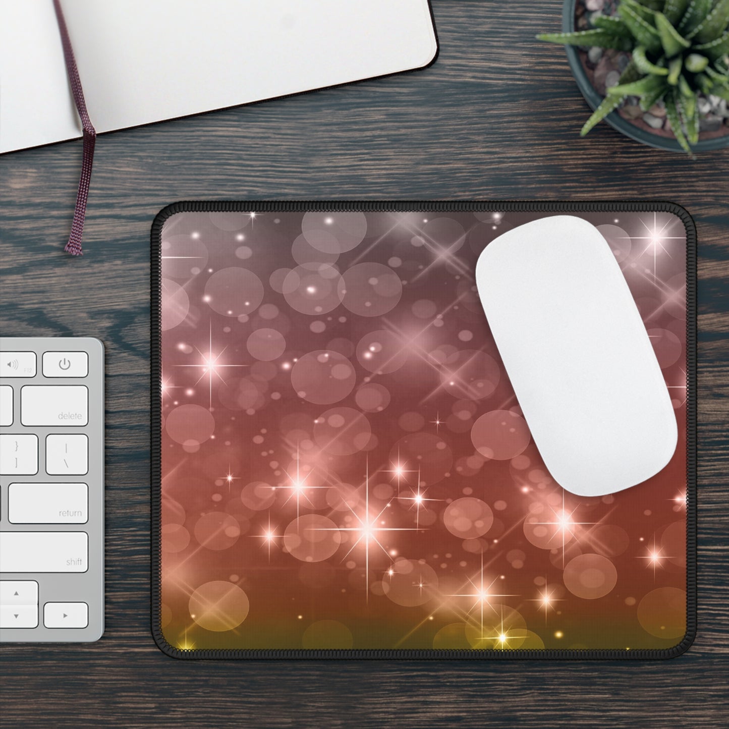 Starstruck Sparkles Mouse Pad – Shine Bright While You Game!