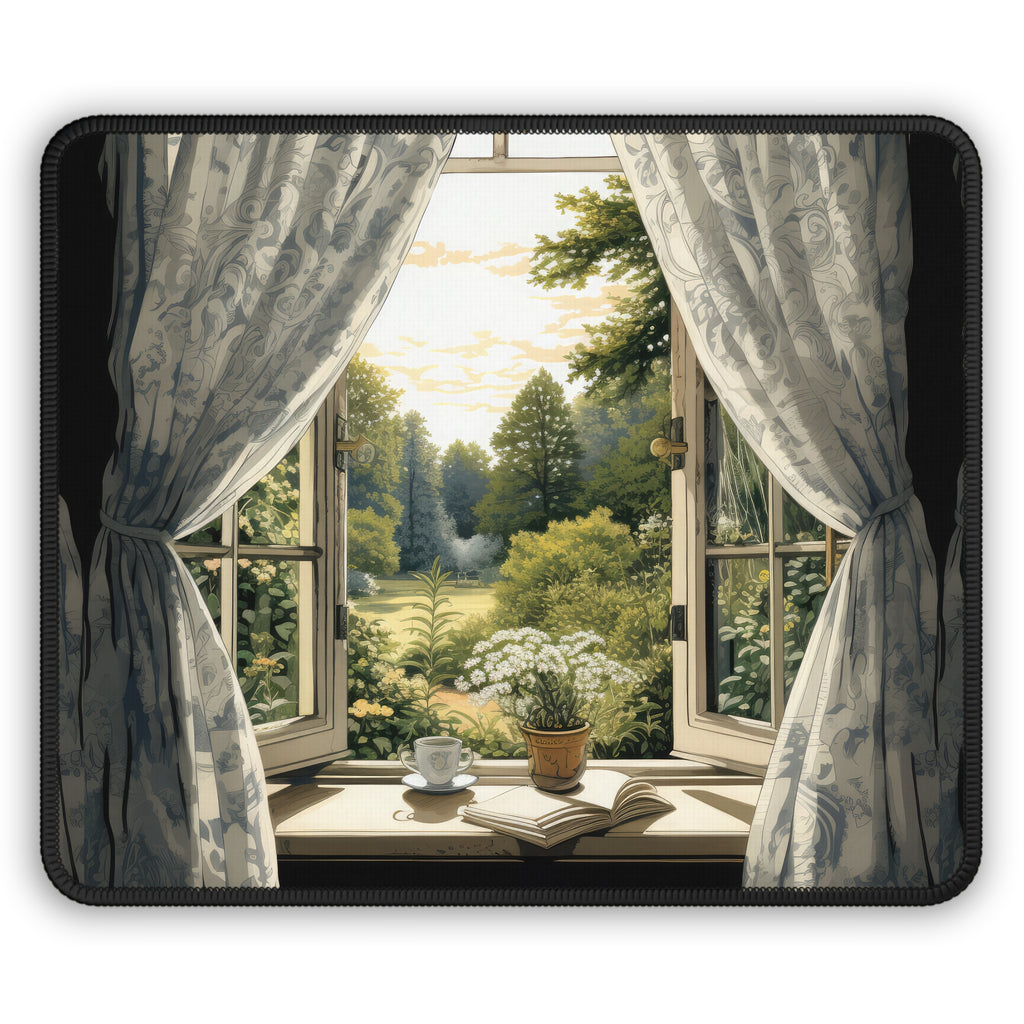 Quiet Morning Mouse Pad – Sip, Breathe, Click